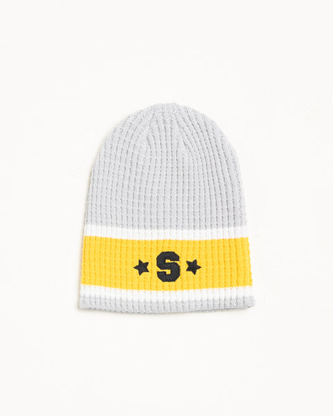 Varsity S Stripe Skullcap Accessories In Grey