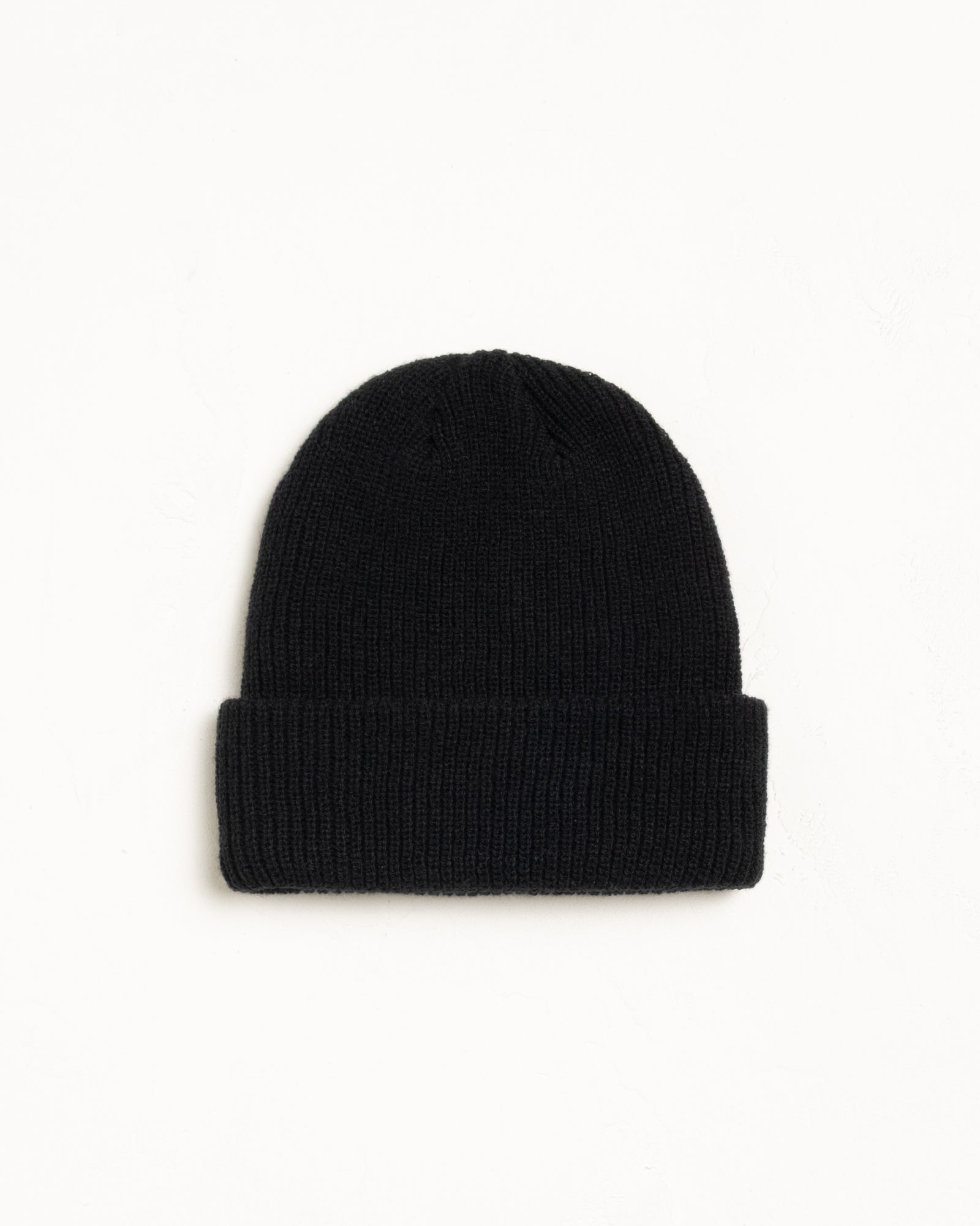 Basic Stüssy Cuff Beanie – Black | Headwear | Stüssy Japan