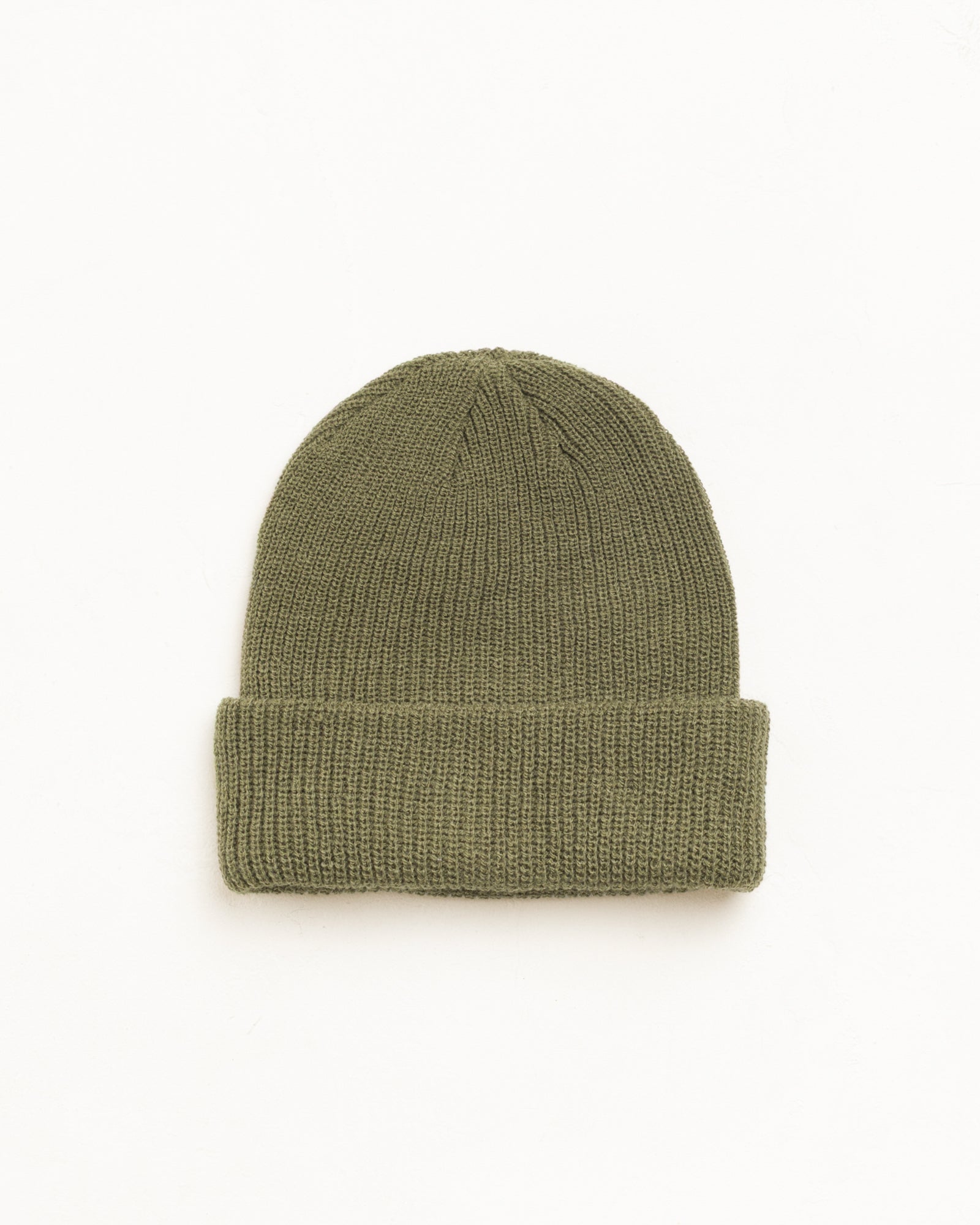 Basic Stüssy カフビーニー ユニセックス ダークオリーブカラー