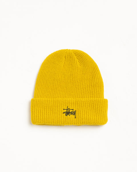 Basic Cuff Beanie Accessories In Hornet Yellow