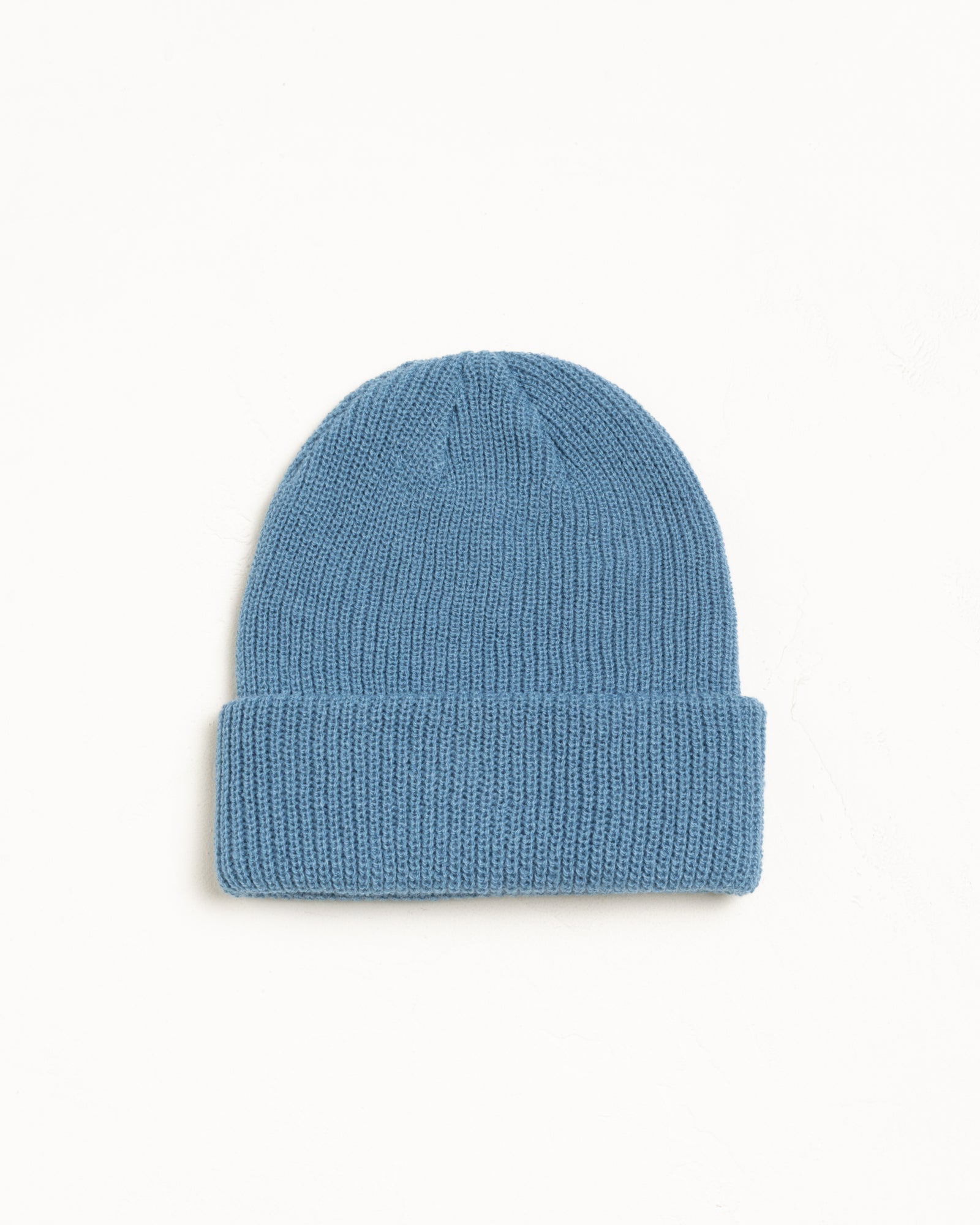 Basic Stüssy Cuff Beanie – Slate Blue | Headwear | Stüssy Japan