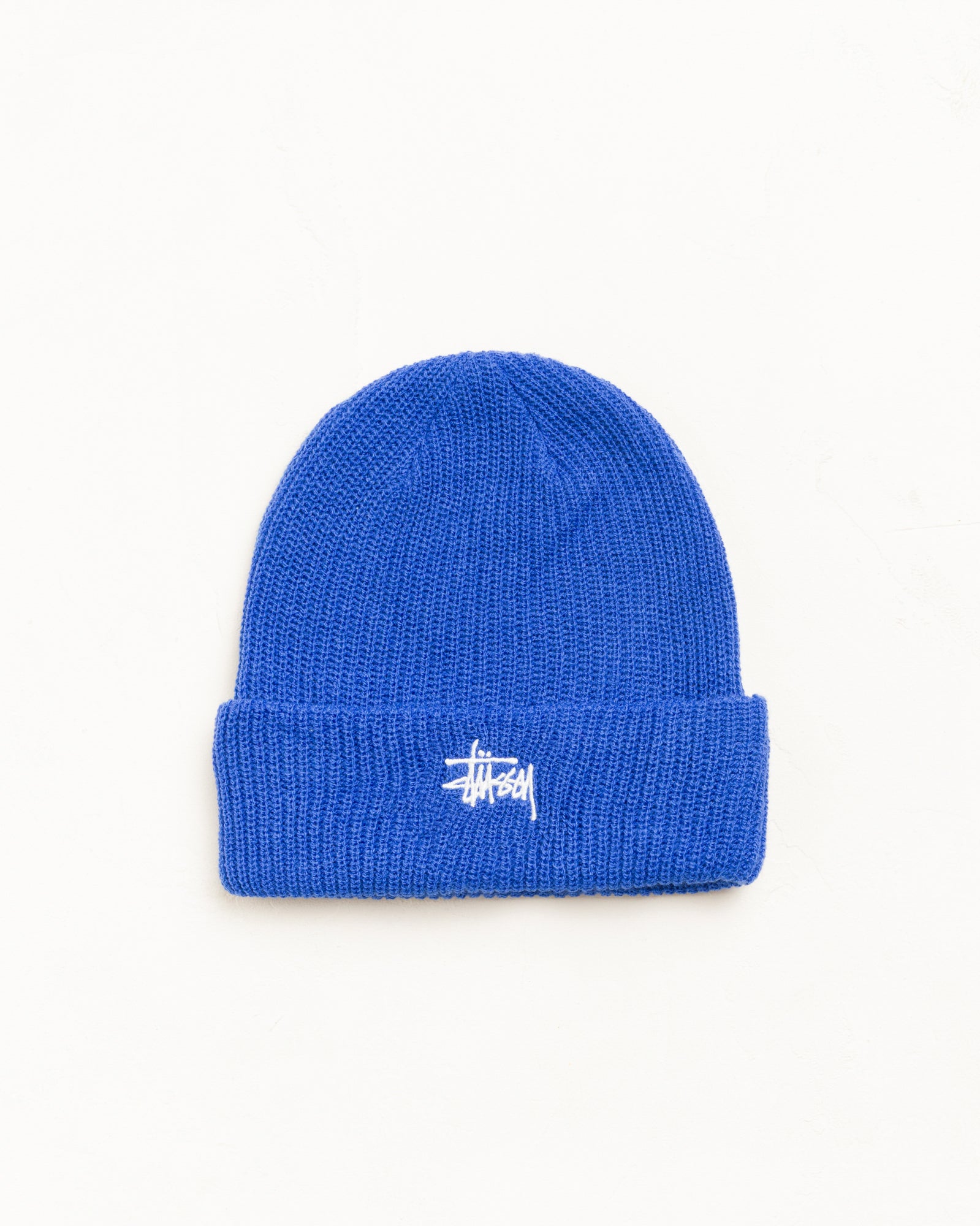 ベーシック Stüssy カフ ビーニー（トゥルー ブルー）