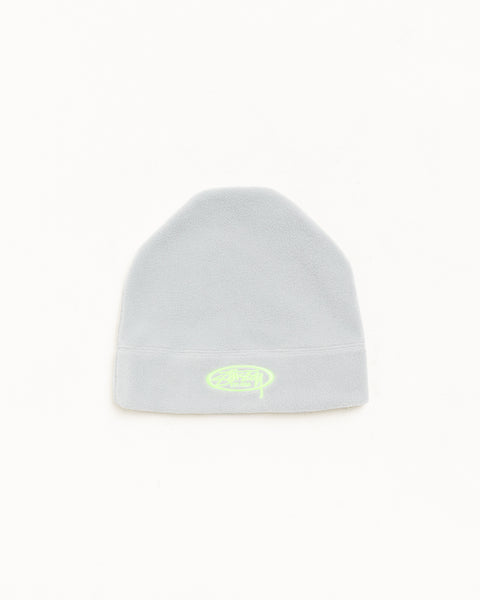 Oval Fleece Skullcap Unisex In Grey