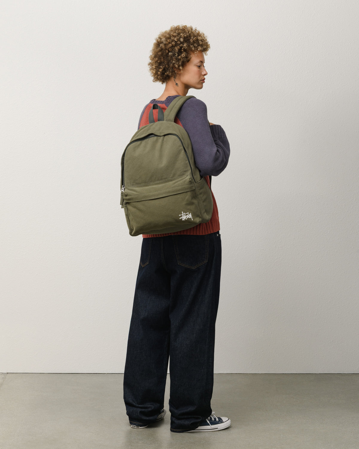 Canvas Backpack – Green | Accessories | Stüssy Japan