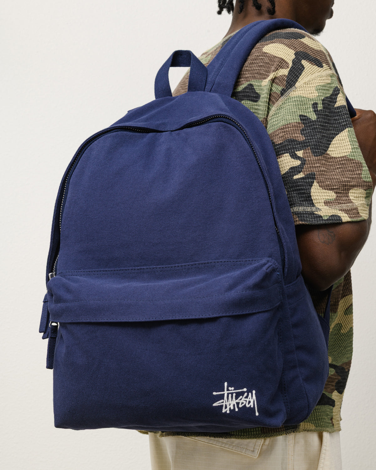 Canvas Backpack – Navy | Accessories | Stüssy Japan