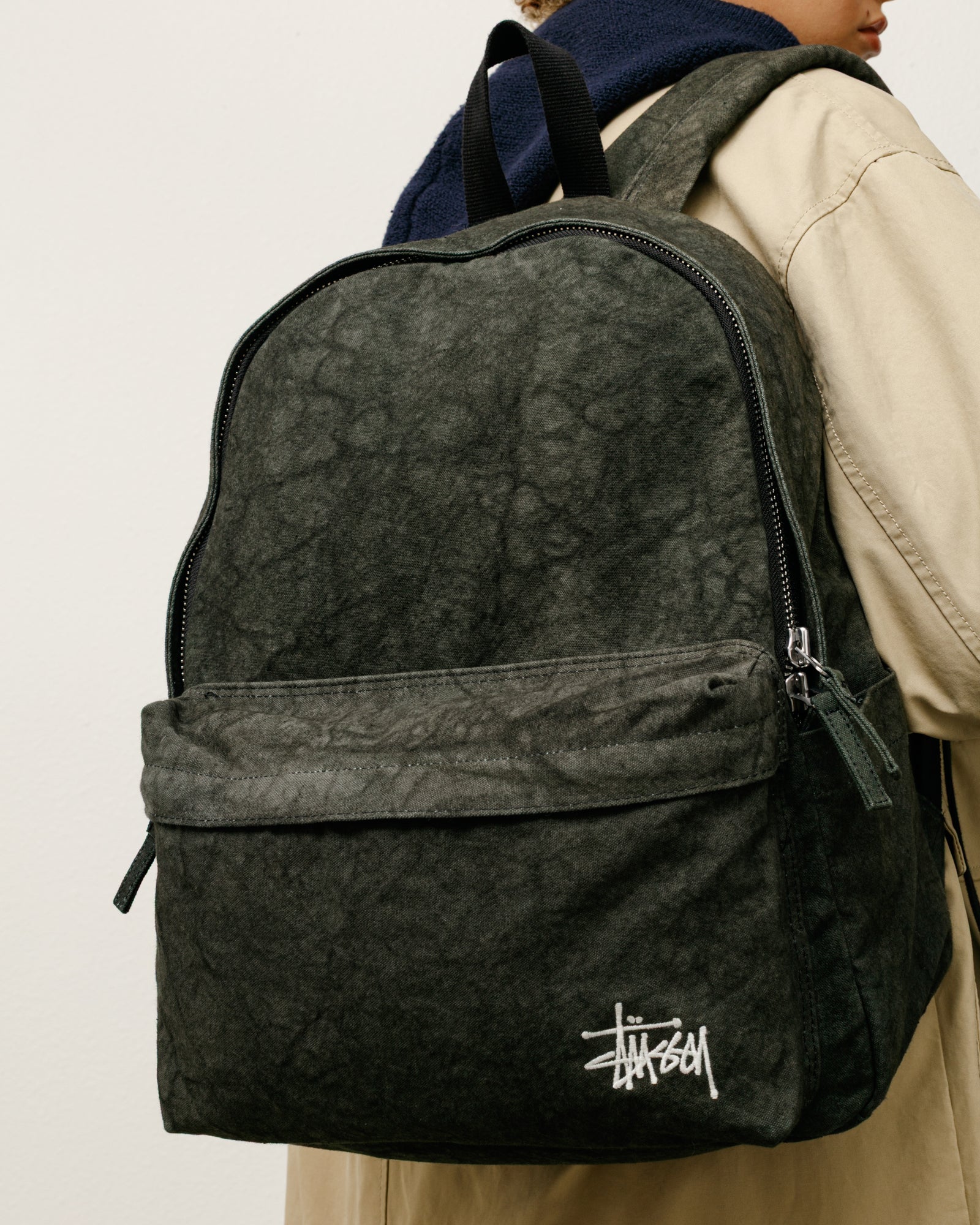 stussyリュックサック Stussy】☆Stussy Canvas バックパック Washed Black☆ (STUSSY
