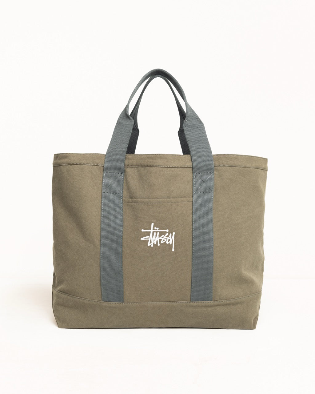 Canvas Extra Large Tote – Green | Accessories | Stüssy Japan