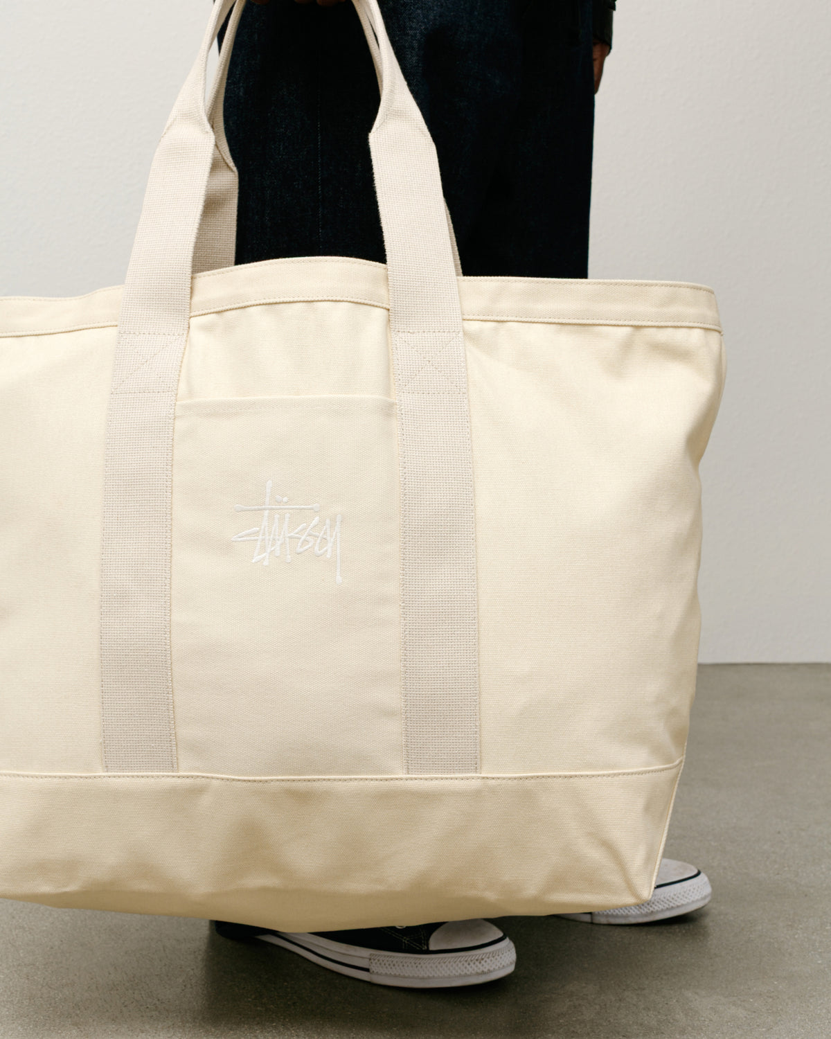 Canvas Extra Large Tote – Natural | Accessories | Stüssy Japan
