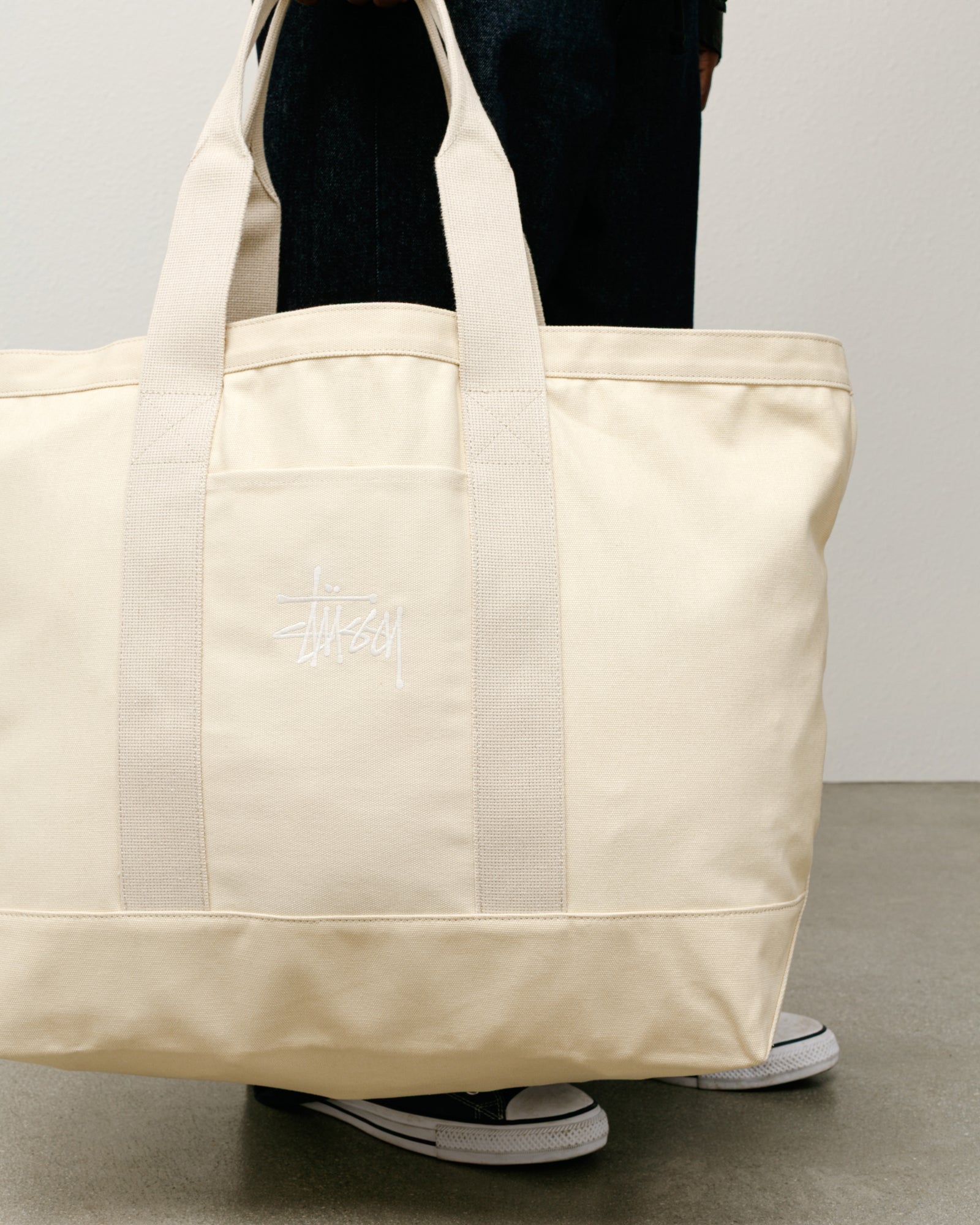 Canvas Extra Large Tote Bag Accessories In Natural