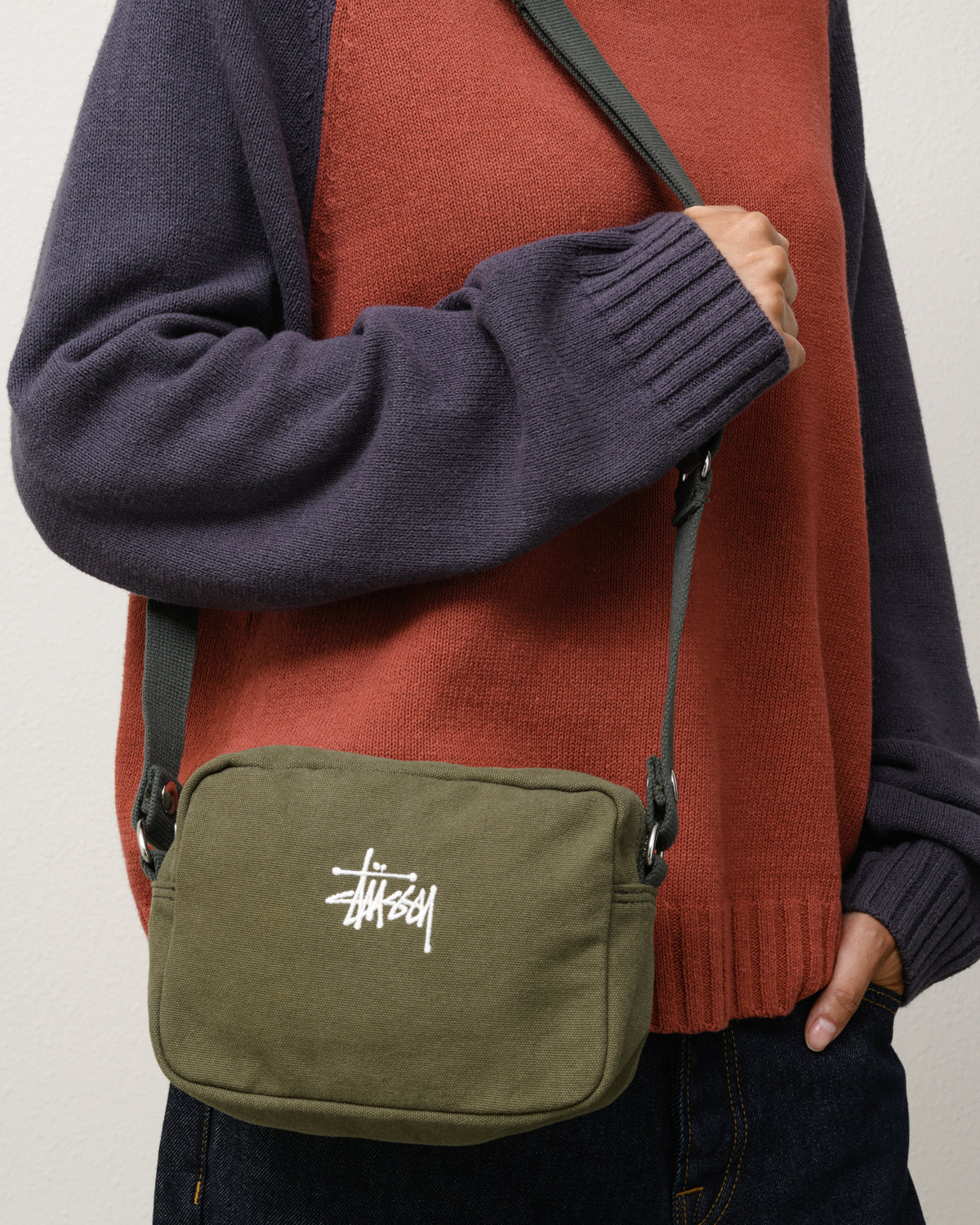 Canvas Pouch - Green | Accessories | Stüssy Japan