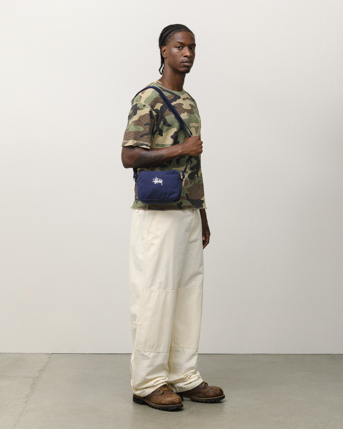 Canvas Pouch – Navy | Accessories | Stüssy Japan