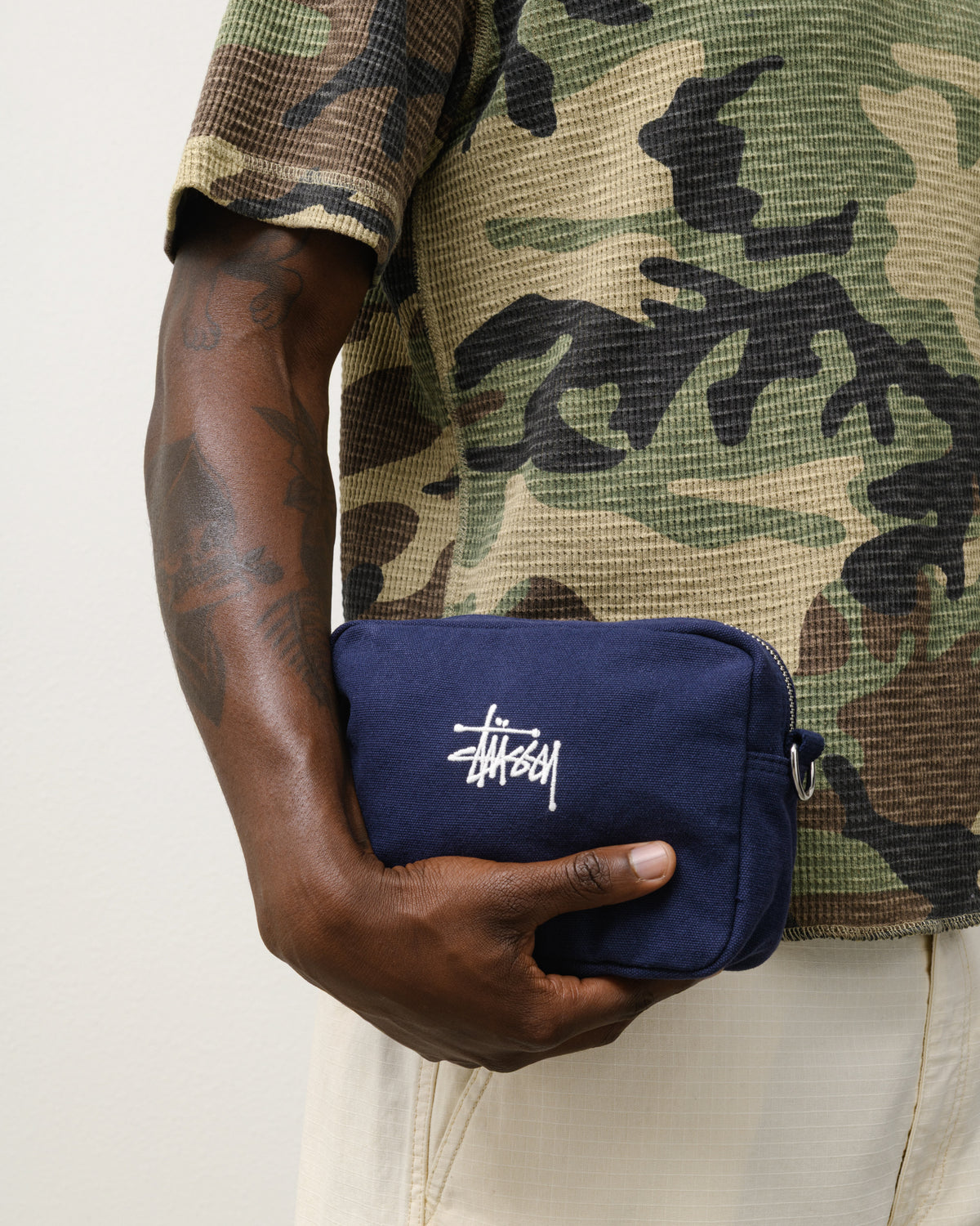 Canvas Pouch – Navy | Accessories | Stüssy Japan