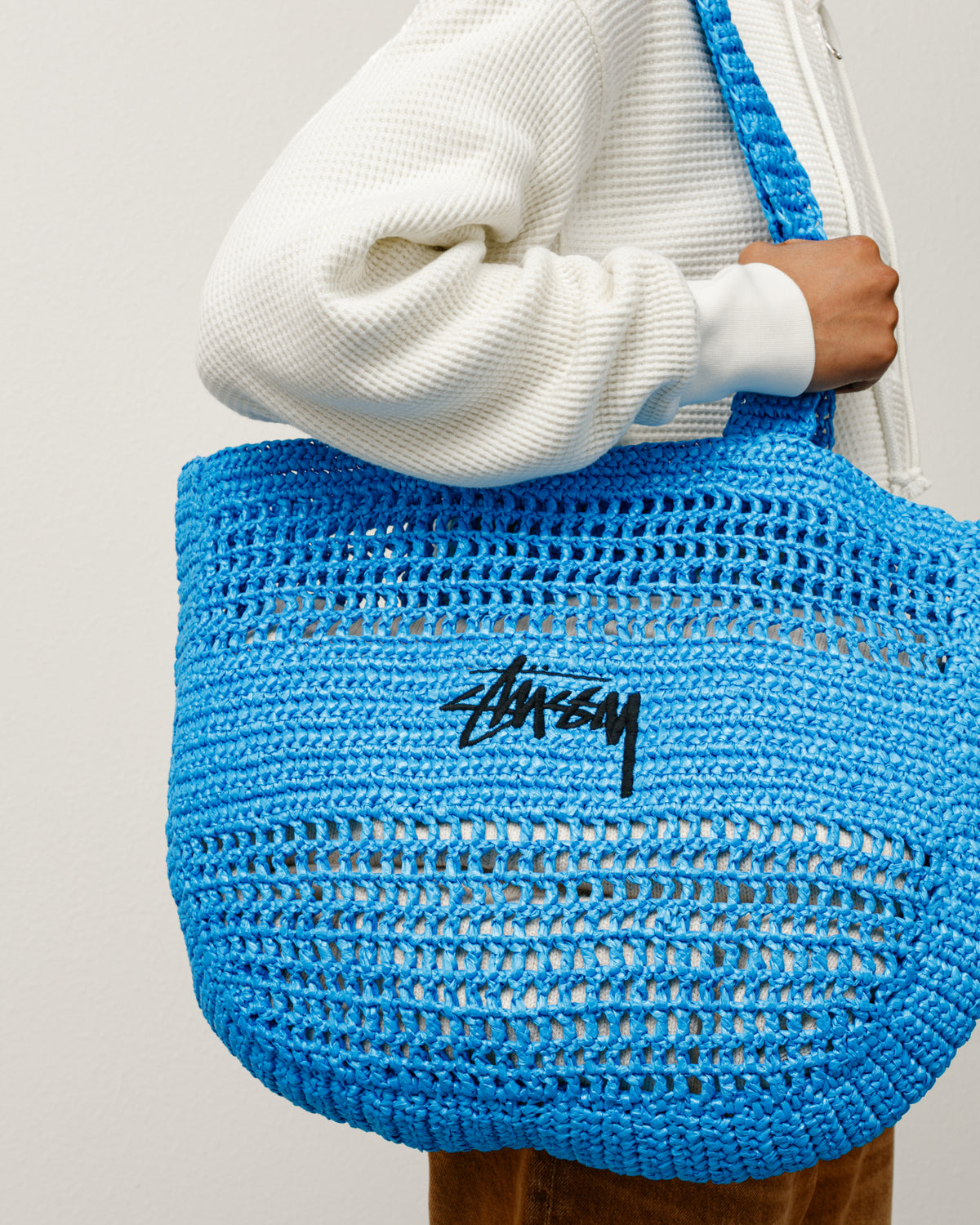 Woven Tote Bag – Blue | Accessories | Stüssy Japan