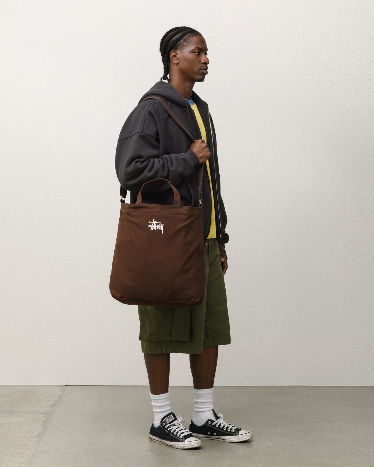 Canvas Crossbody Bag – Brown | Accessories | Stüssy Japan