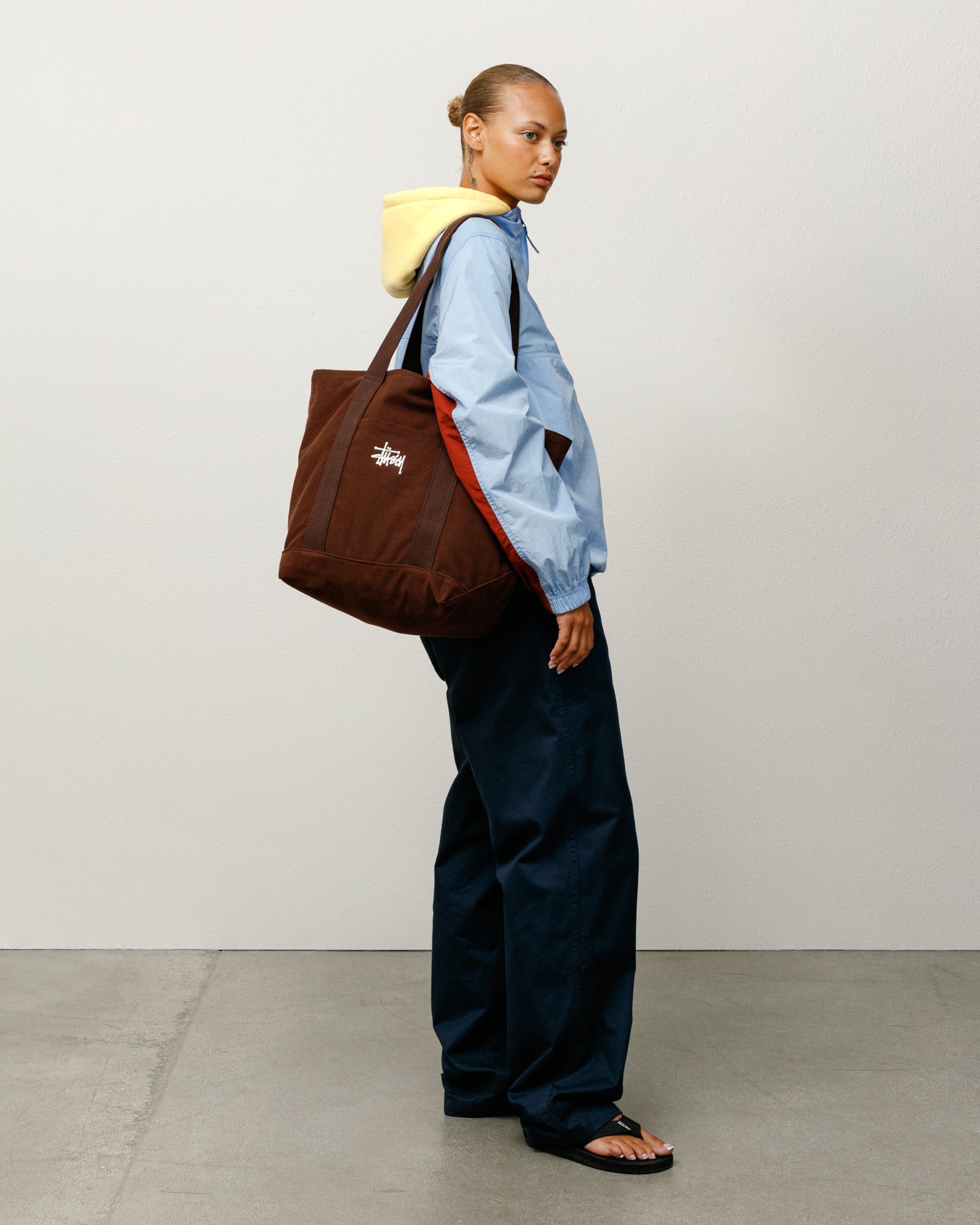 Canvas Market Tote – Brown | Accessories | Stüssy Japan