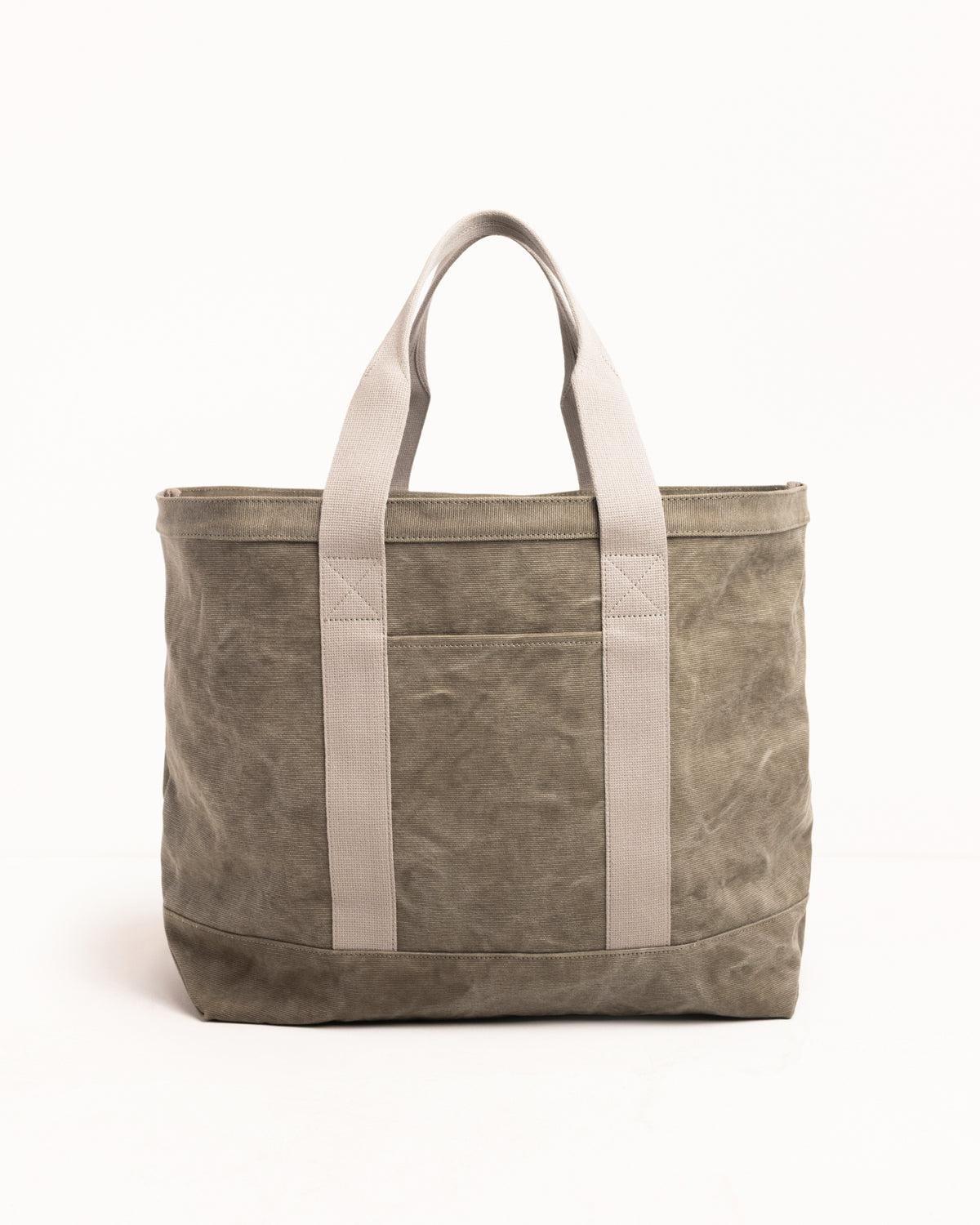 Waxed Canvas Extra Large Tote – Stone | Accessories | Stüssy Japan