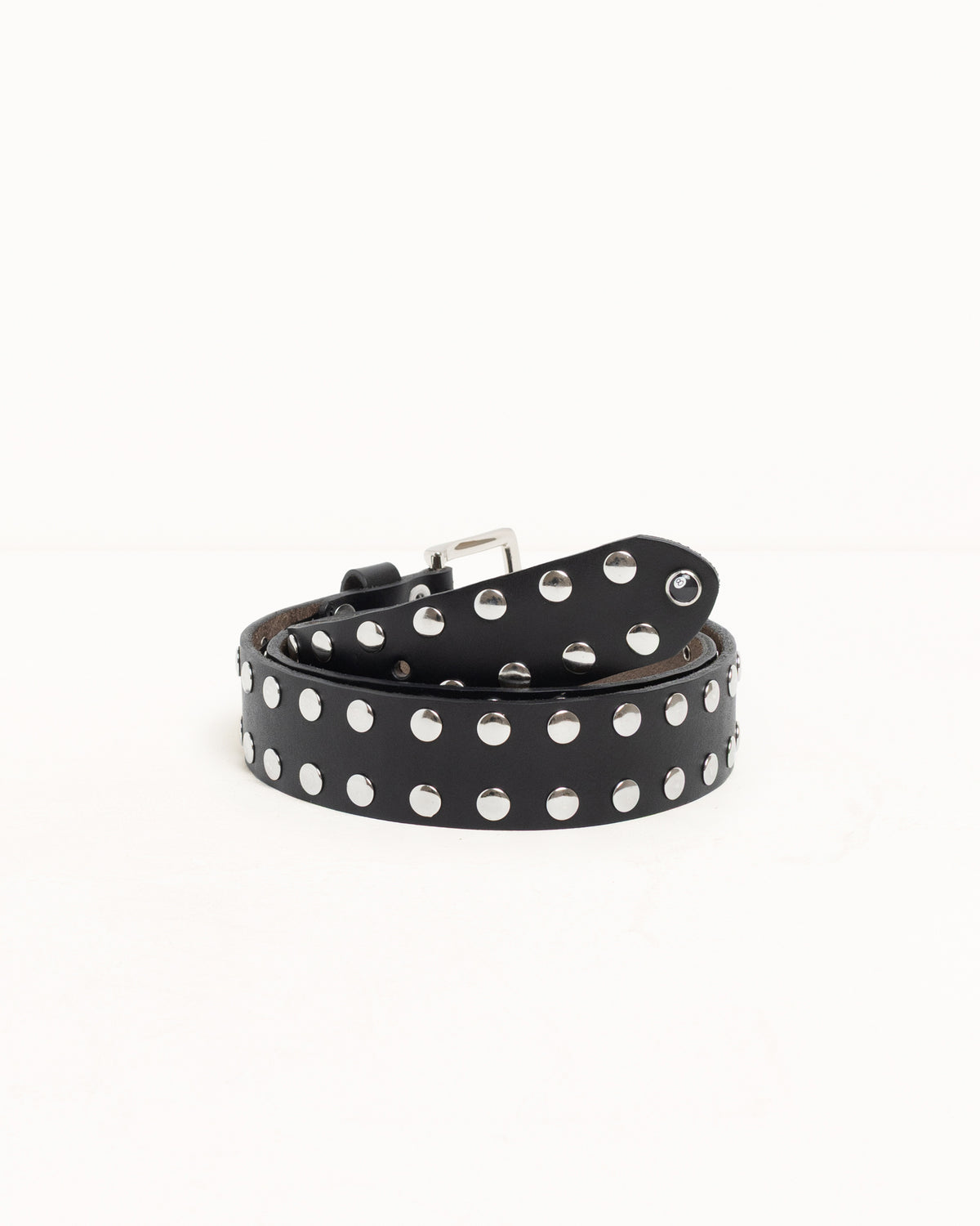 8 Ball Studded Belt – Black | Accessories | Stüssy Japan