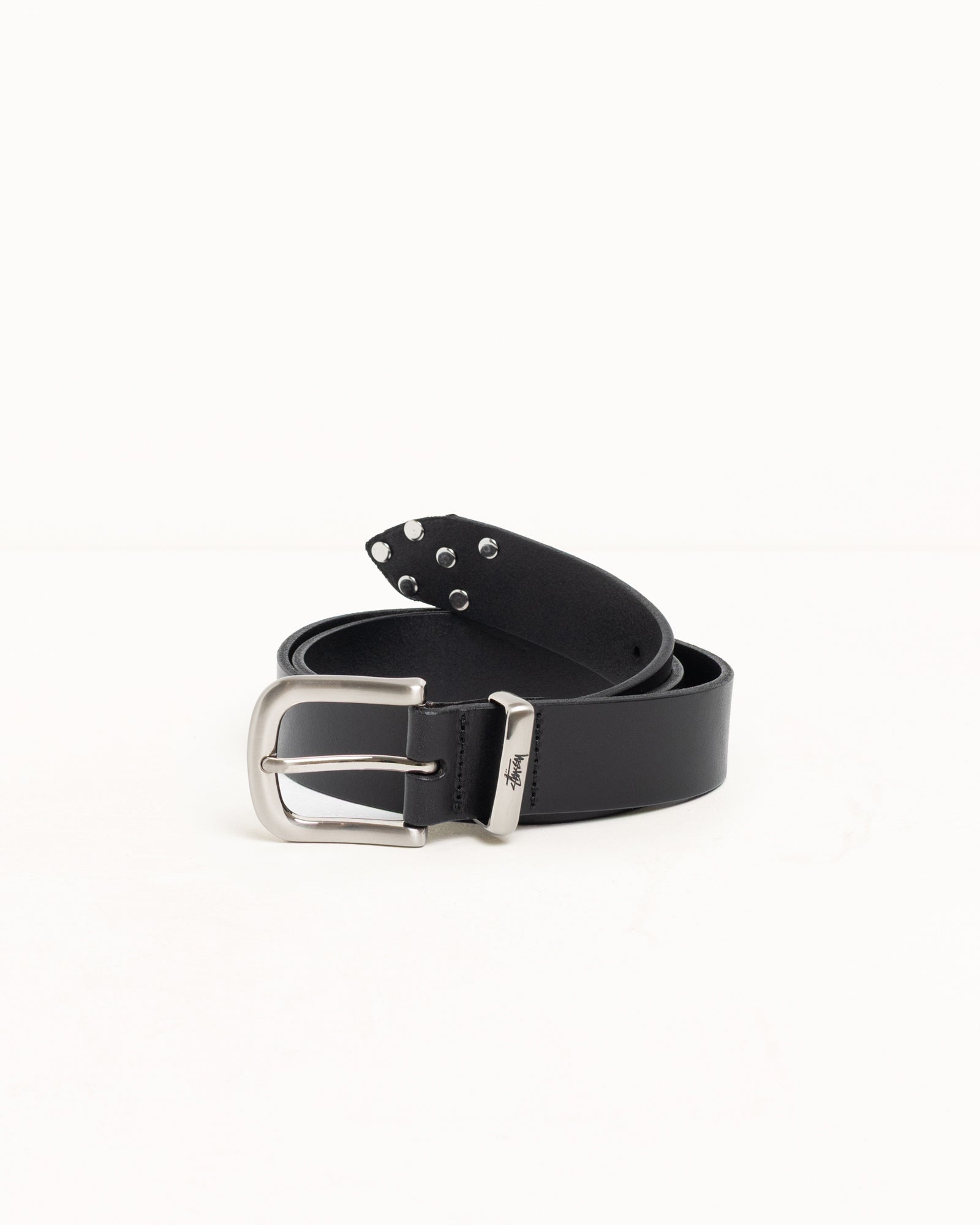 Metal S Tip Belt Accessories In Black