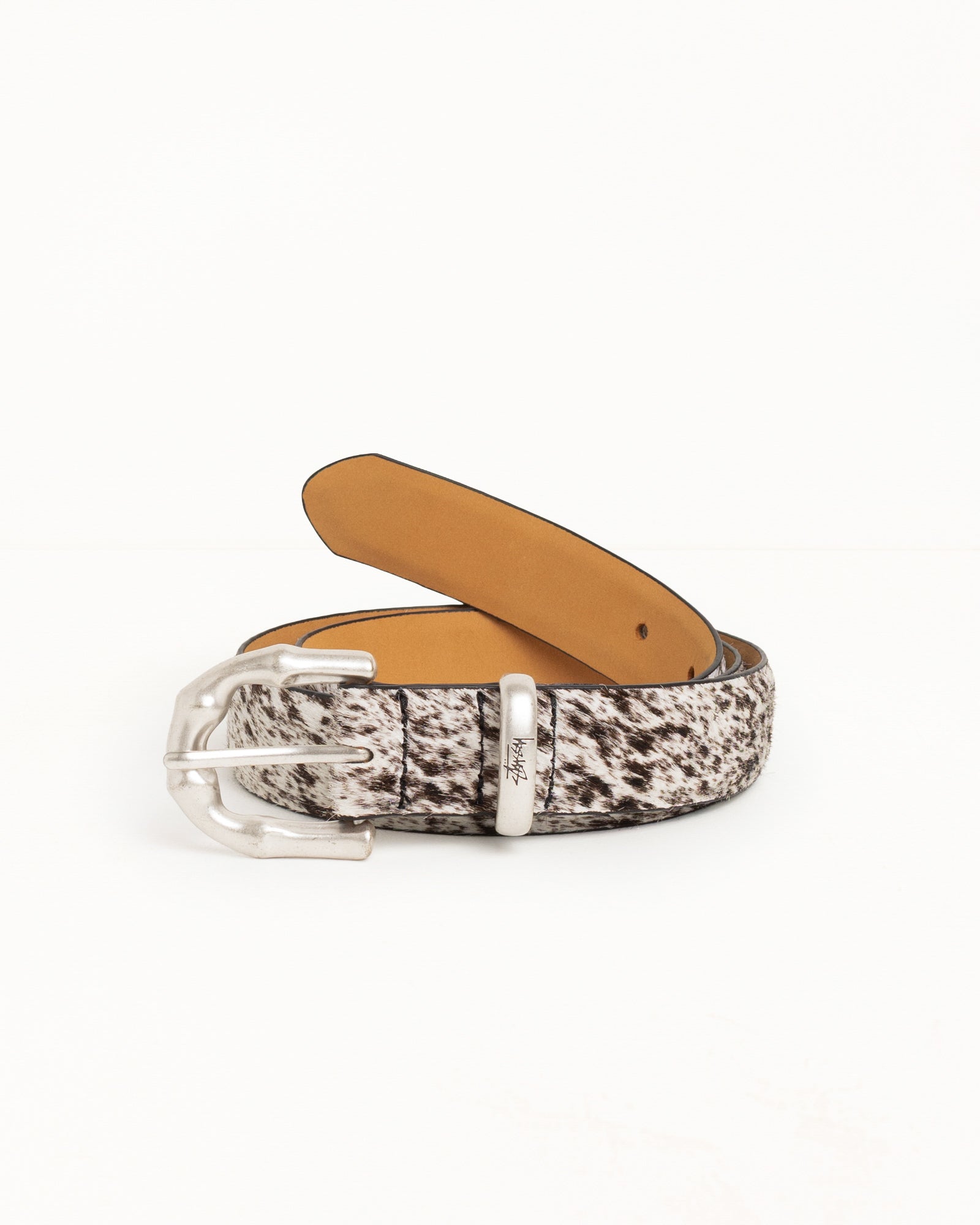 Bamboo Buckle Belt Accessories In Hairy Marble