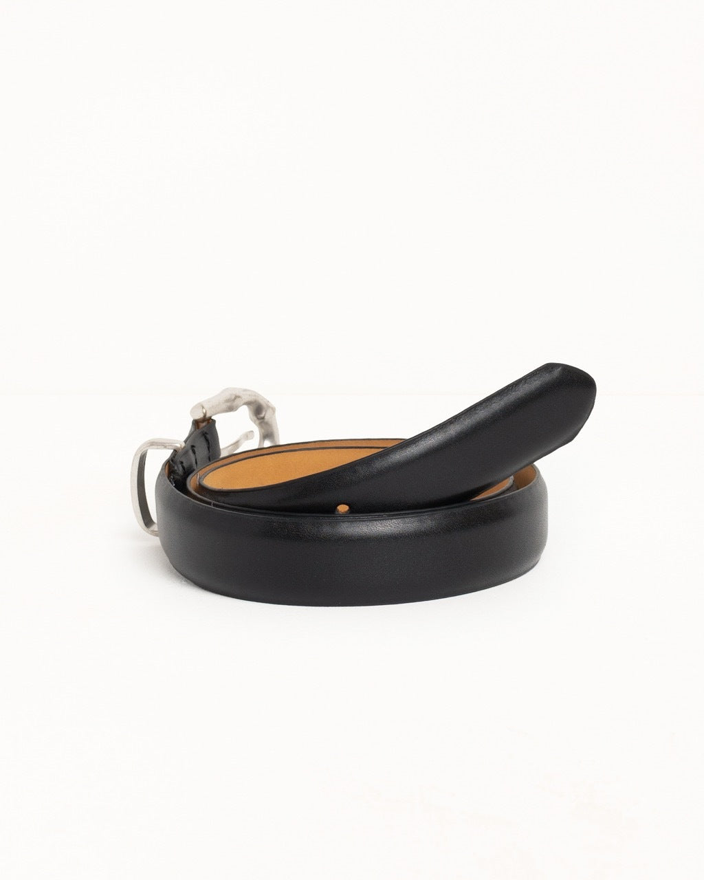 Bamboo Buckle Belt In Black