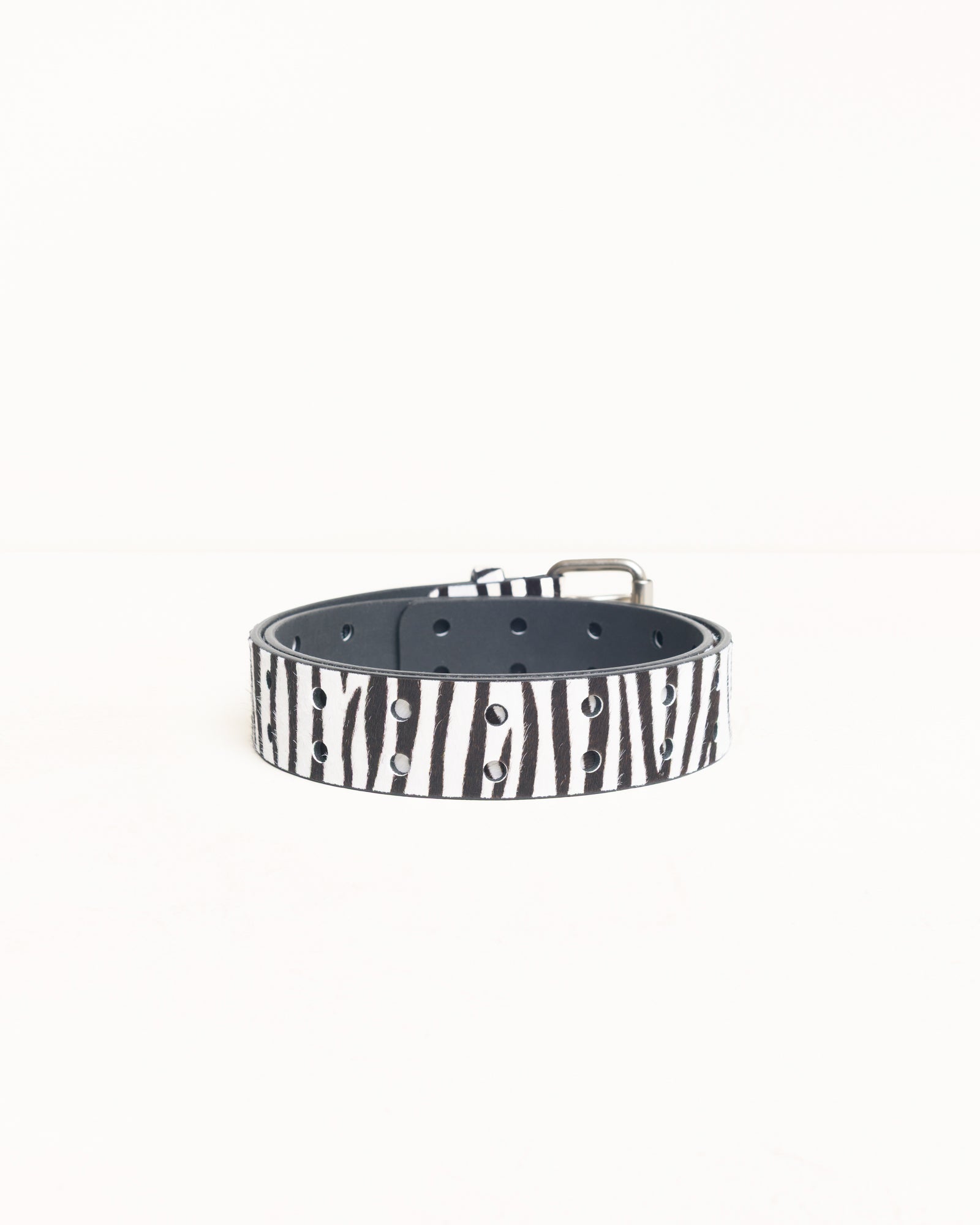 わ*ー様 Stussy ゼブラ柄 ベルト Punch Out Leather Belt – Hairy Zebra Pattern | Accessories