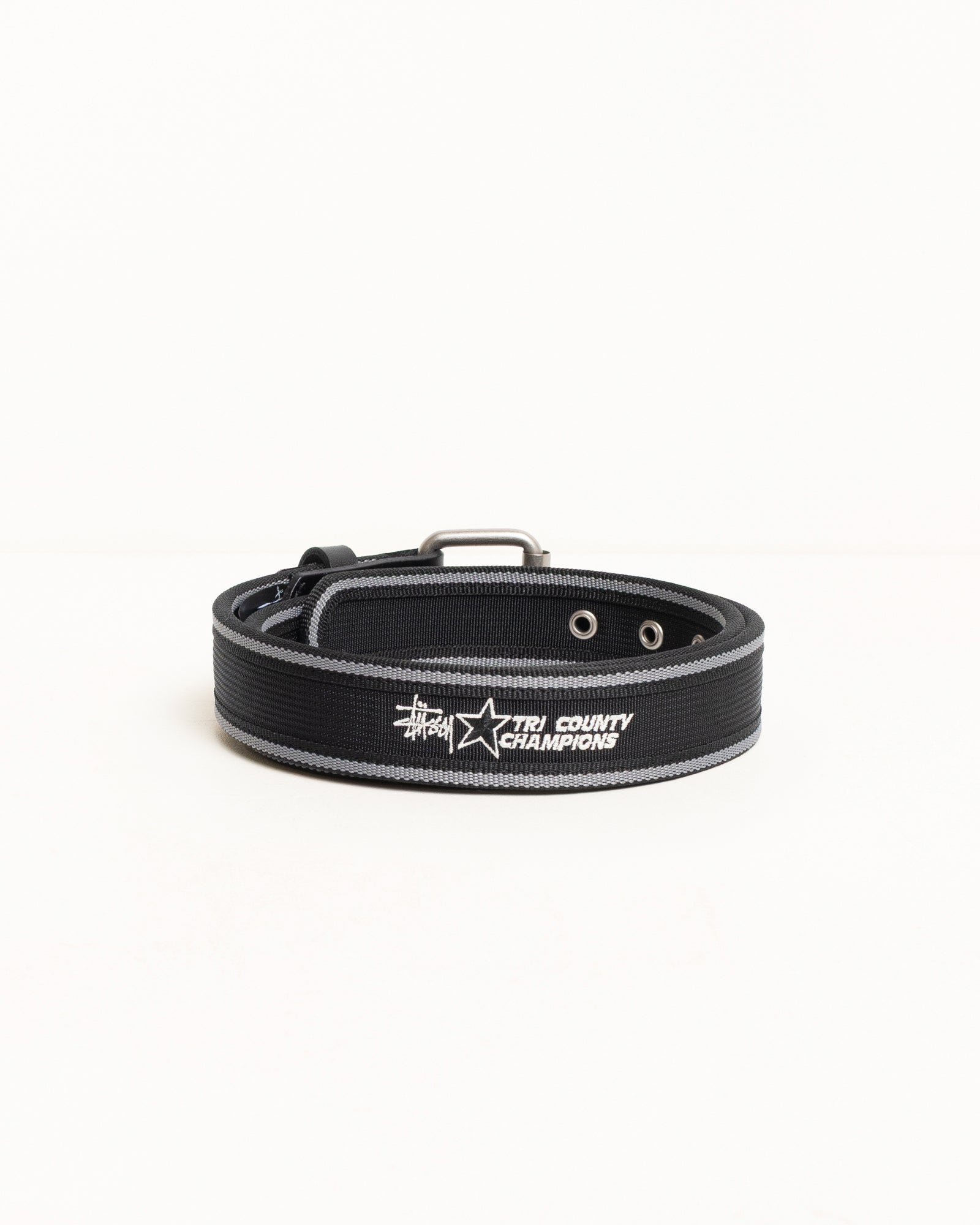 Tri County Webbing Belt – Black | Accessories | Stüssy Japan