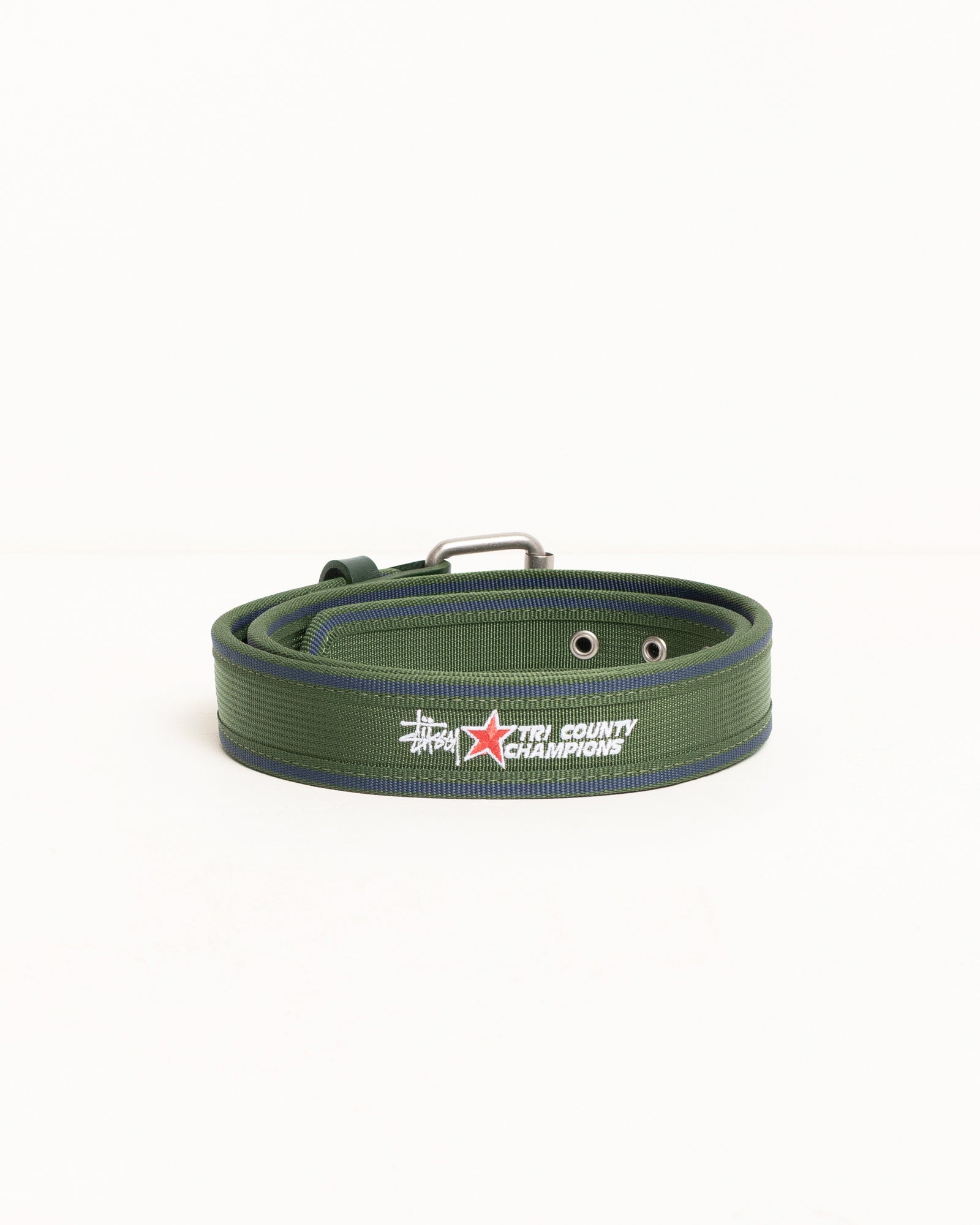Tri County Webbing Belt – Green | Accessories | Stüssy Japan