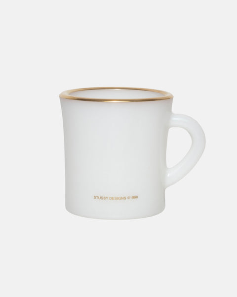 Stüssy Laguna Milk Glass Mug White Accessories