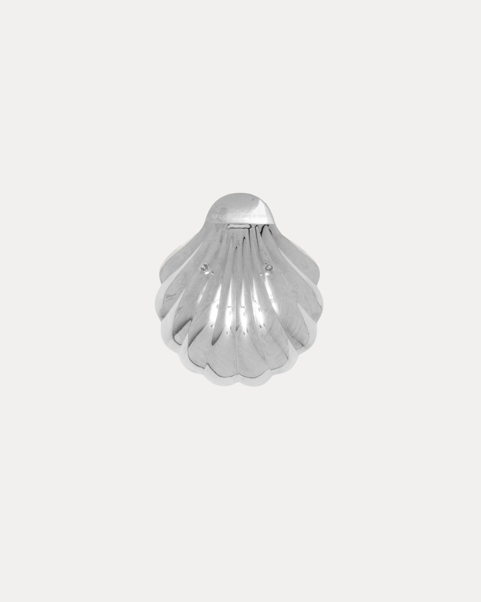 SILVER CLAM ASHTRAY