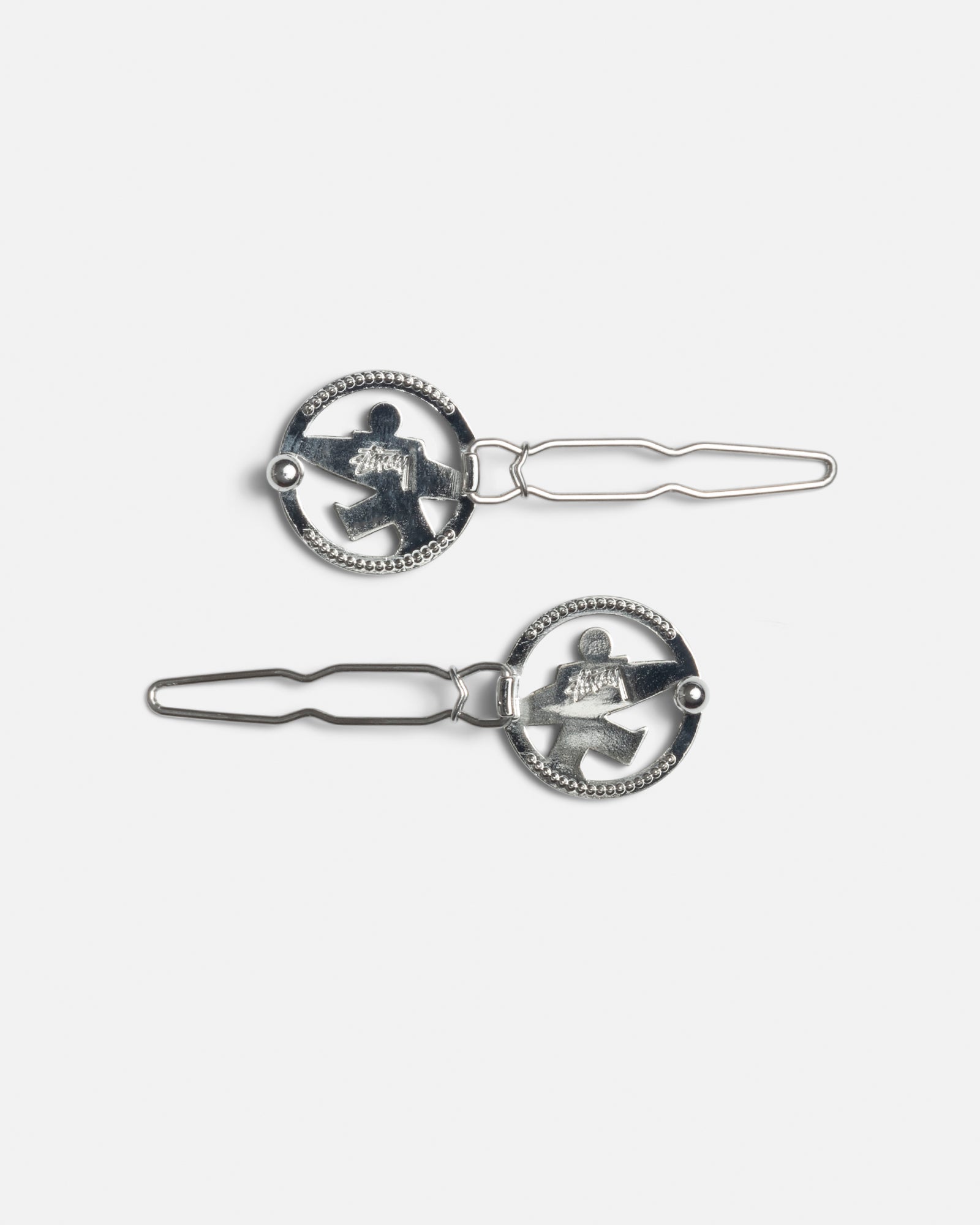 Surfman Hairclip – Silver | Accessories | Stüssy Japan