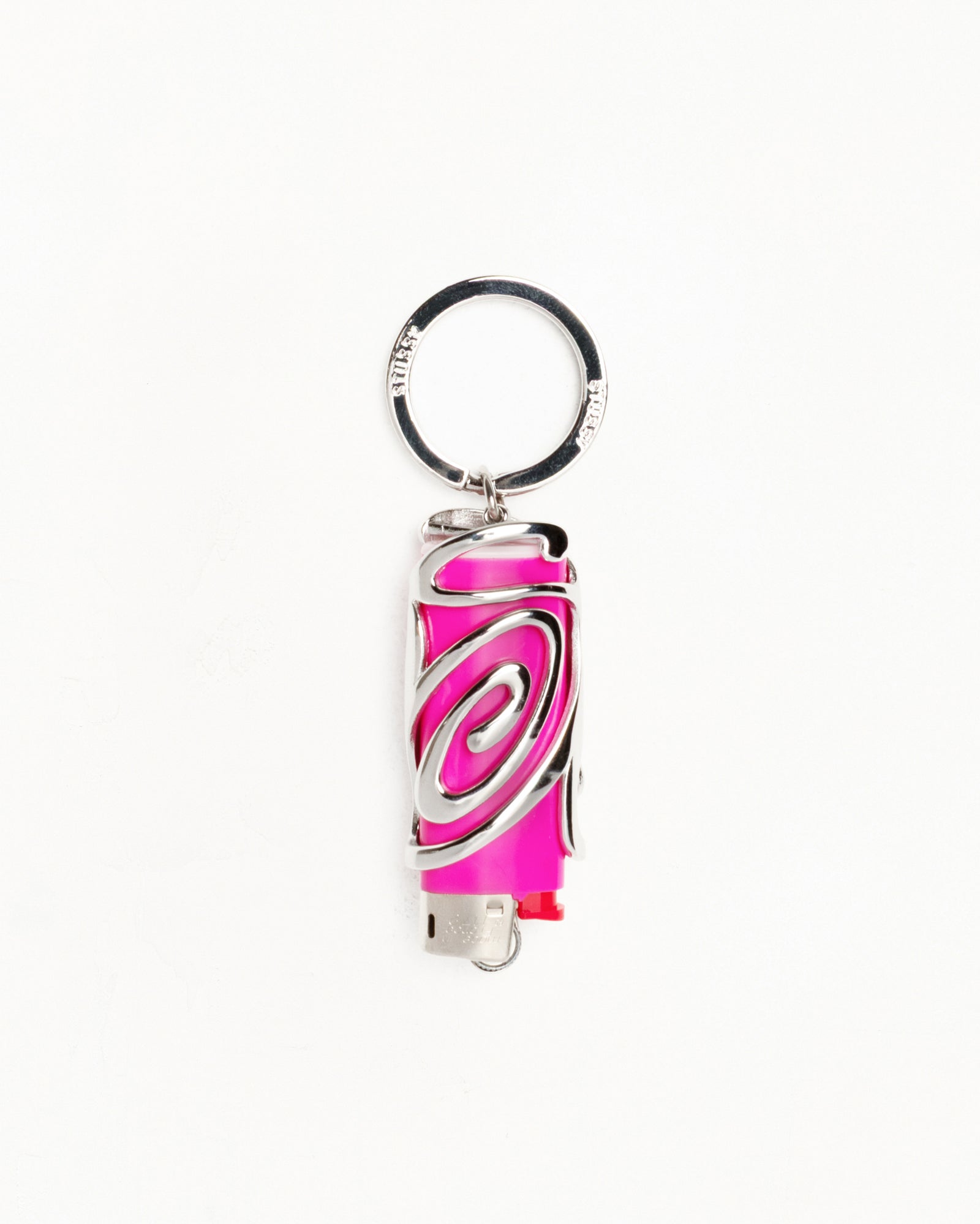 Lighter Holster Keychain - Silver | Accessories | Stüssy Japan