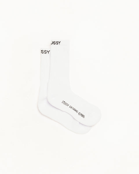 Athletic Crew Sock Accessories In White