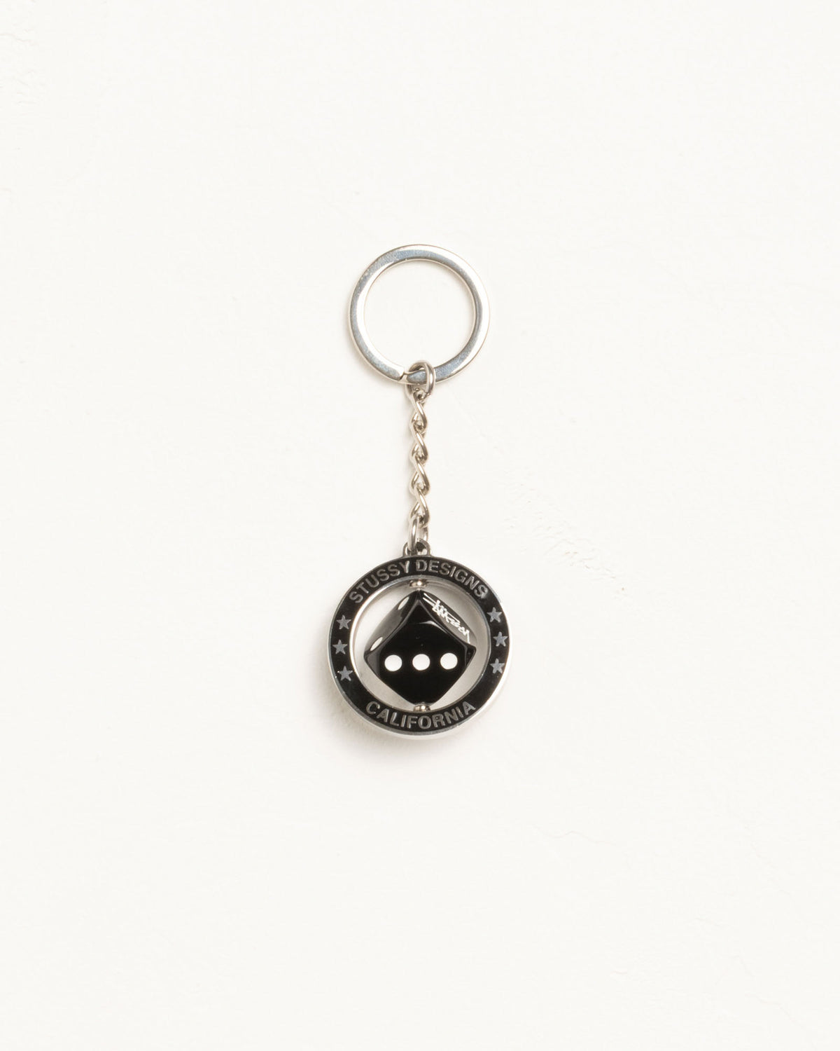Spinning Dice Keychain – Silver | Accessories | Stüssy Japan