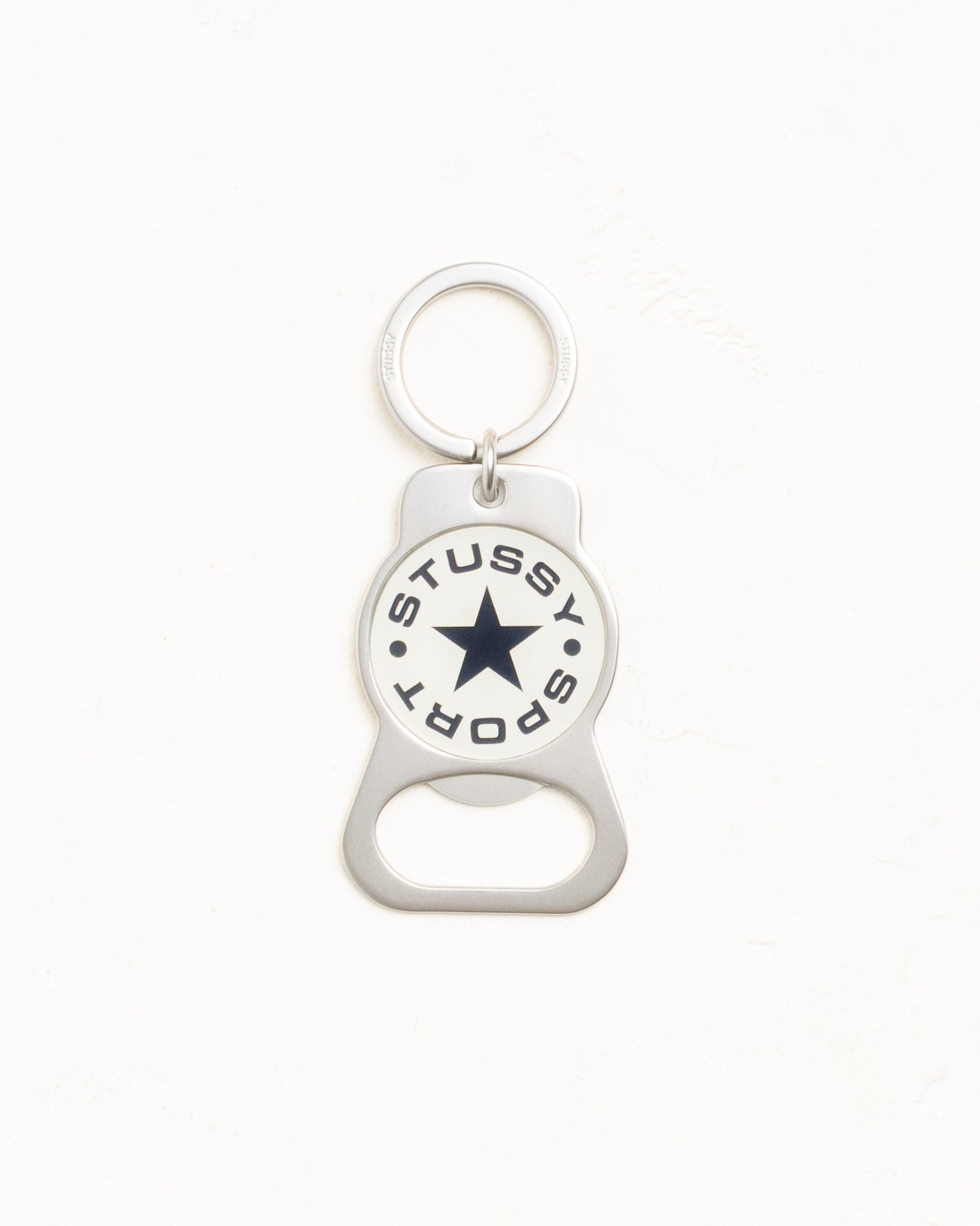 Bottle Opener Keychain Unisex In Silver | hero:main:collection:new-arrivals,shirts,tops-shirts,all,tees,outerwear,denim,knits,accessories,sunglasses,hoodies,sweats,mens-hoodies-sweatshirts,shorts,pants,bottoms,crew-sweats,zip-ups,swim,sweatpants,graphics,lazy-tees,swim,basic-9twenty,button-ups,shorts,cargos,denim-jeans,bottoms,bags,belts,wearables,gear,footwear,button-ups,basic-tops,jerseys,big-ol,classics,slim,jackets,all, | product-card-slider