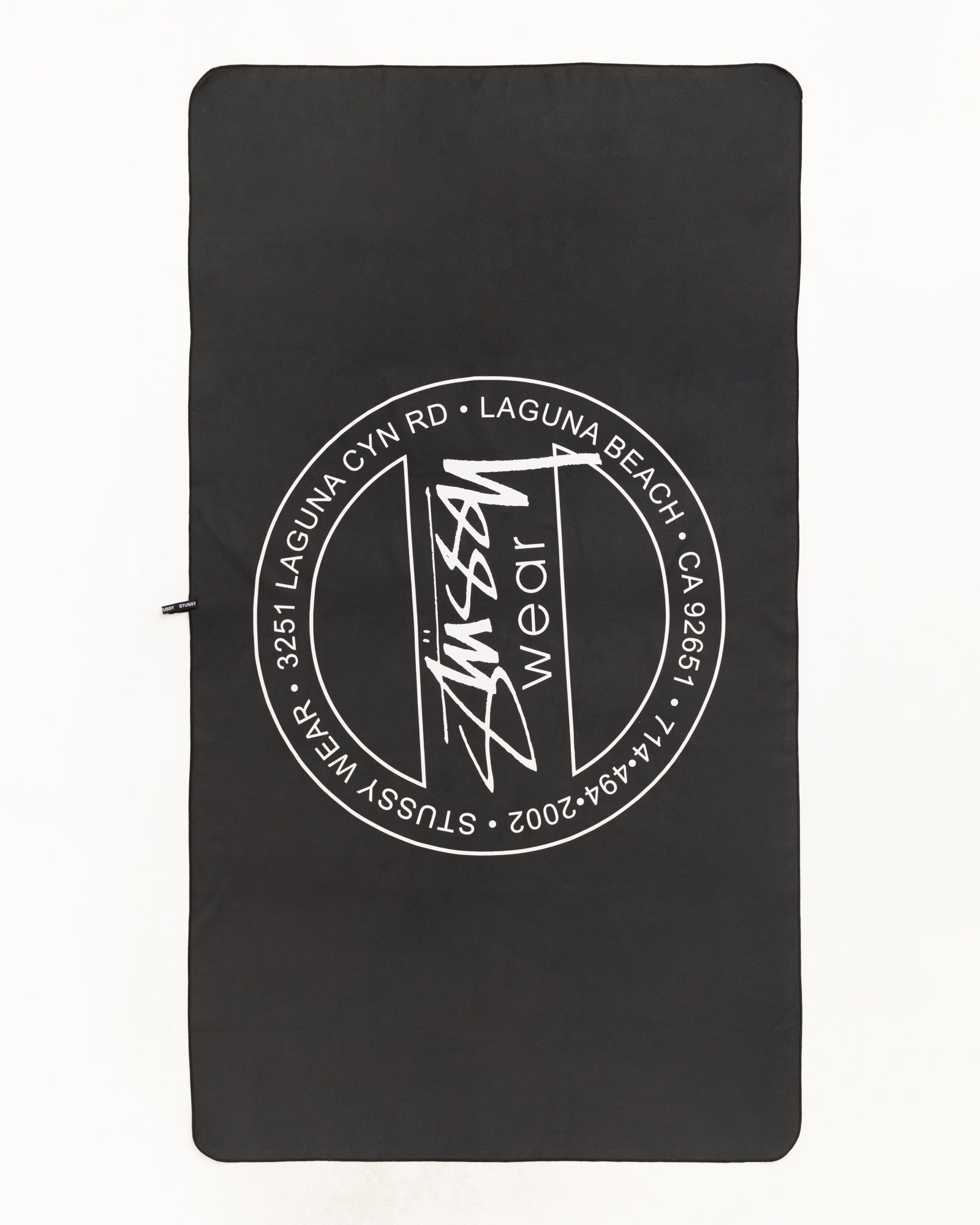 Dot Speed Dry Towel Unisex In Black/white