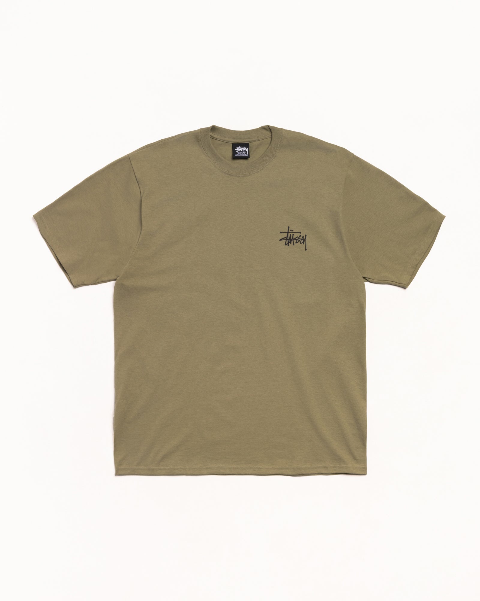 Stussy ベージュ ロゴTシャツ Mサイズ 新品 STUSSY ステューシー Tシャツ 半袖 メンズ SS Link ( stussy tee T