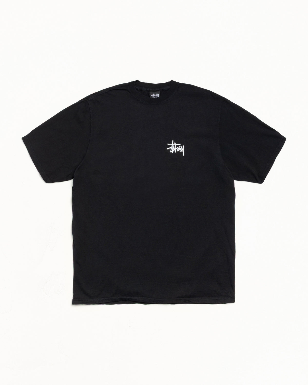 Basic Stüssy Tee Pigment Dyed – Black | Tees | Stüssy Japan