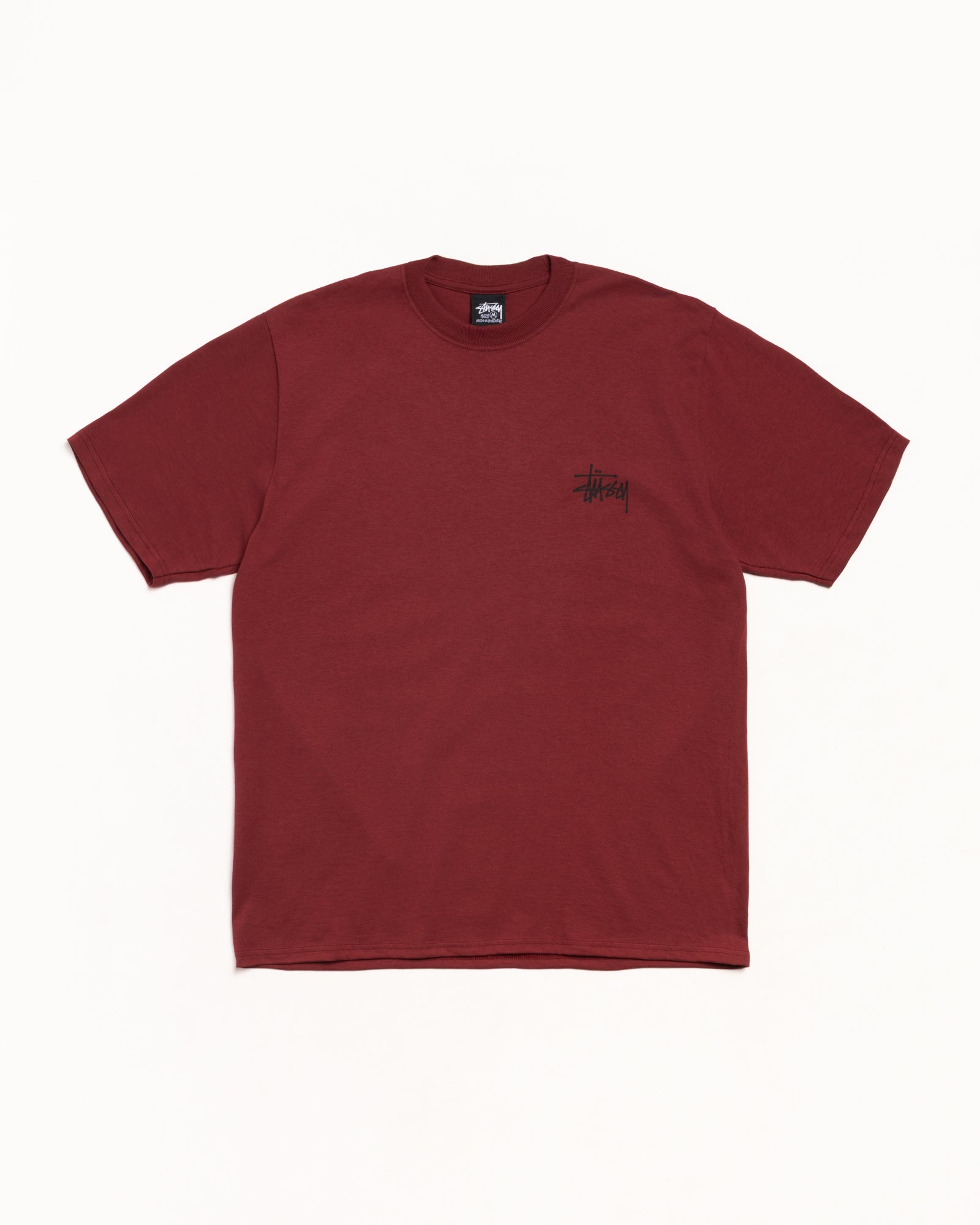 Basic Stüssy Tee – Wine | Tees | Stüssy Japan