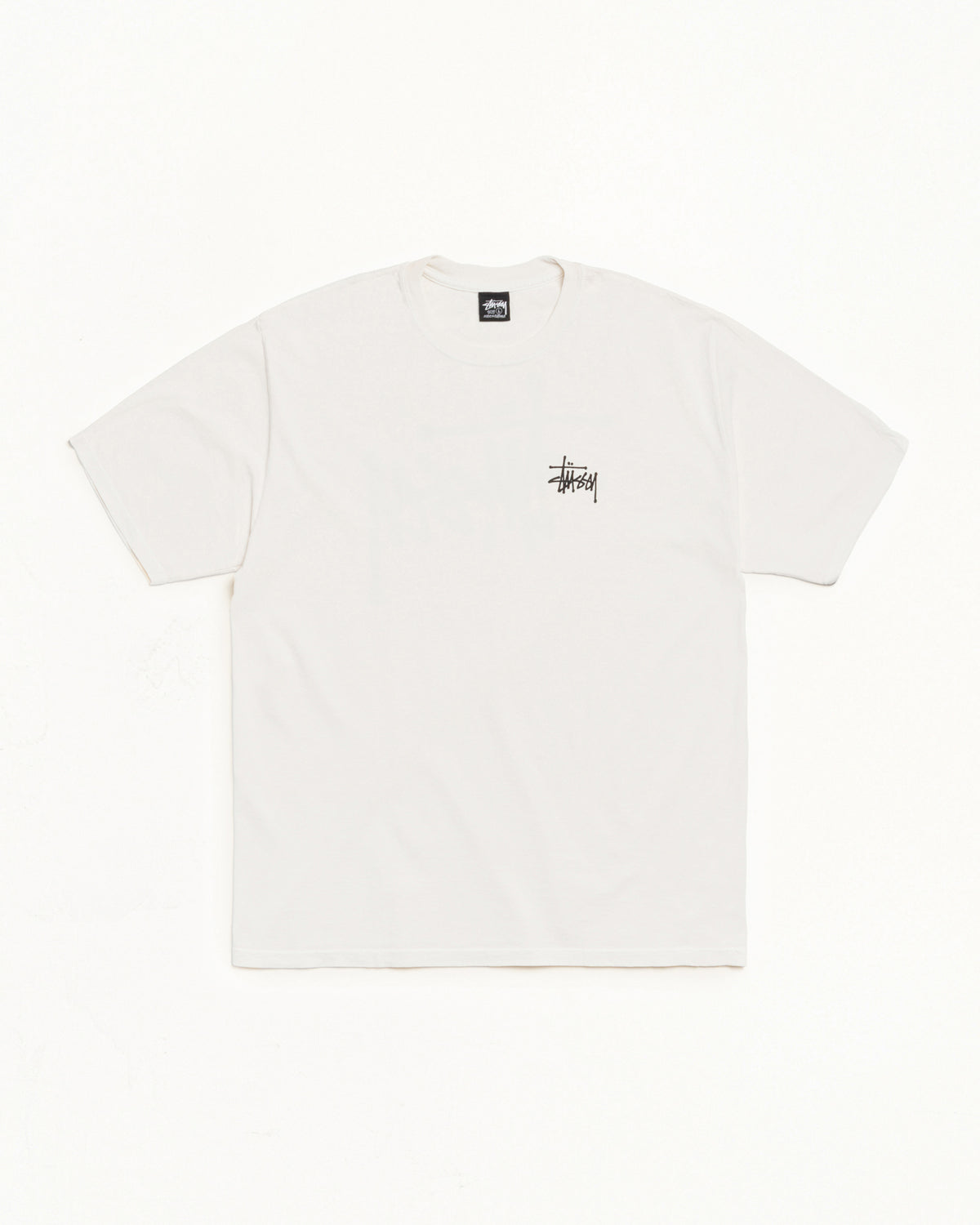 Basic Stüssy Tee Pigment Dyed – Natural | Tee & Sweats | Stüssy Japan