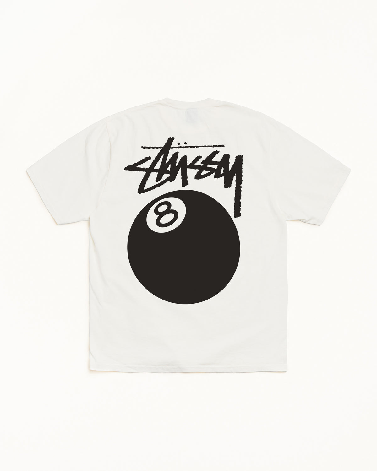 8 Ball Tee Pigment Dyed – Natural | Tees | Stüssy Japan