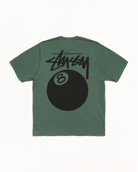 8 Ball Pig. Dyed Tee Mens Short Sleeve In Pine