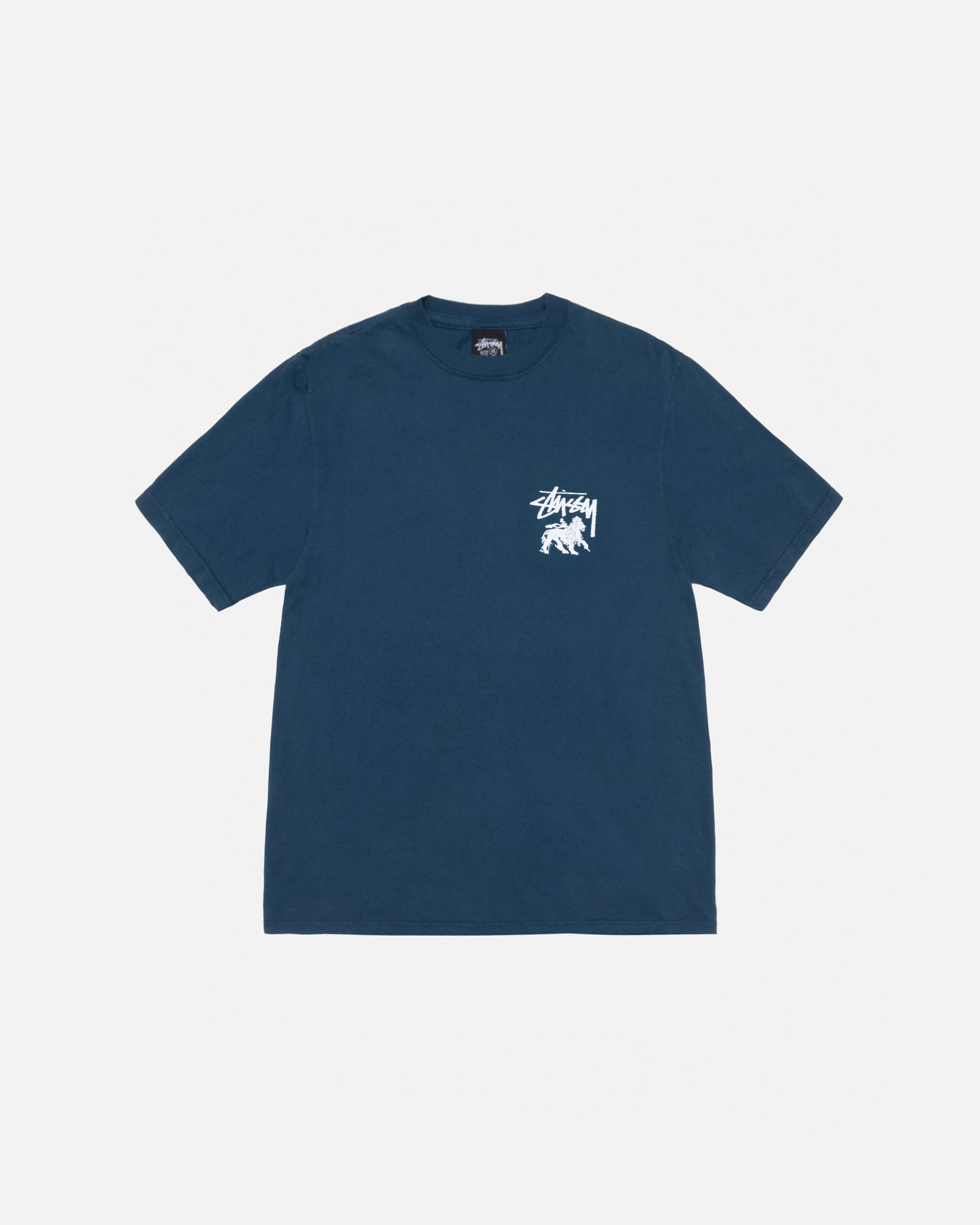 Rasta Lion Tee Pigment Dyed in navy – Stüssy Japan