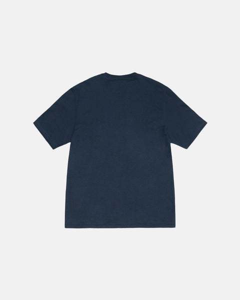 STÜSSY SPORT SCRIPT TEE NAVY SHORTSLEEVE