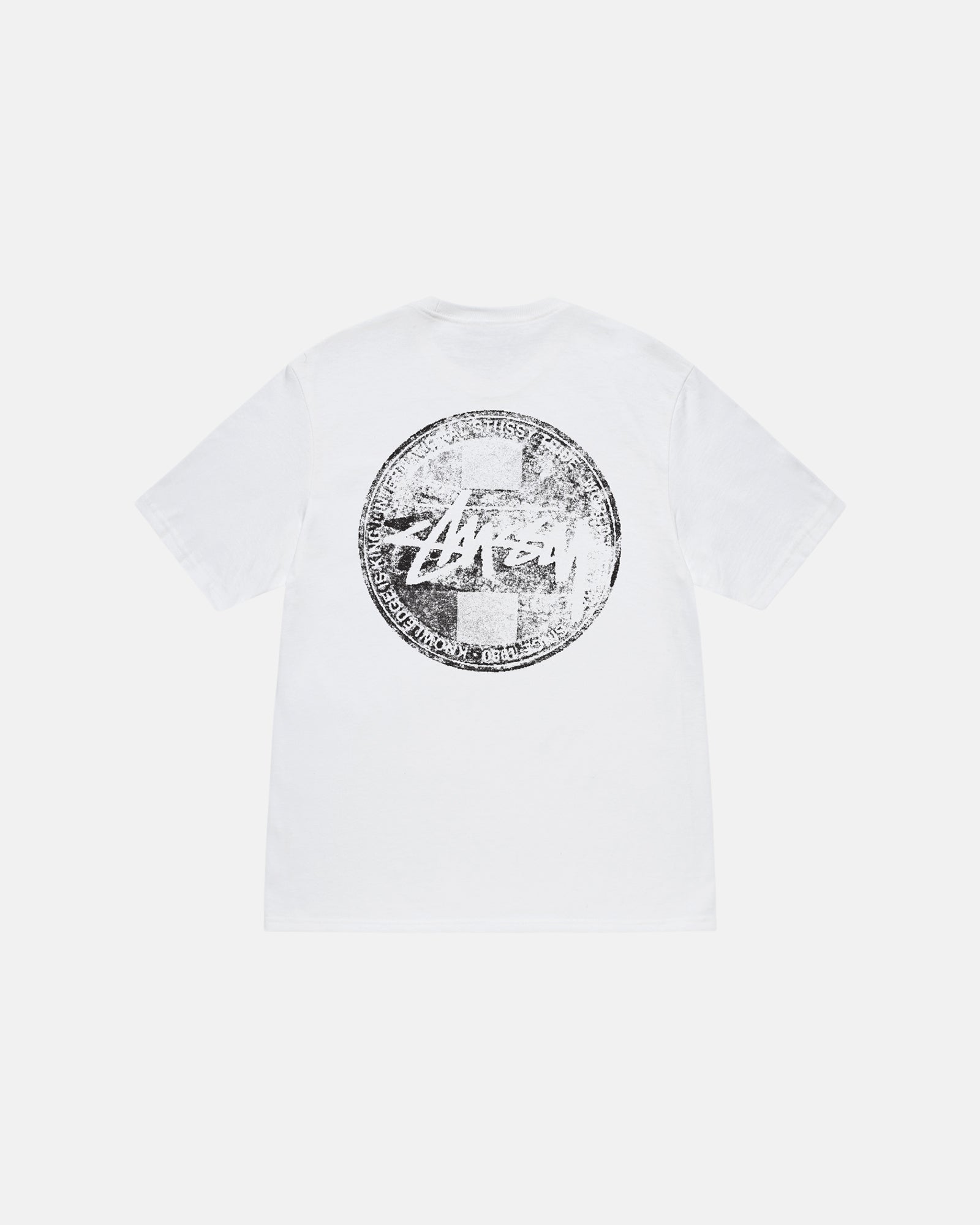 STÜSSY DOT STAMP TEE WHITE SHORTSLEEVE