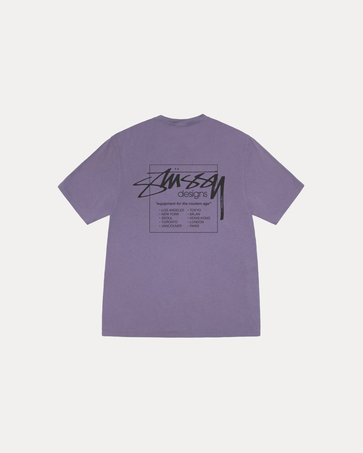 Modern Age Tee Pigment Dyed – Grape | Tees | Stüssy Japan
