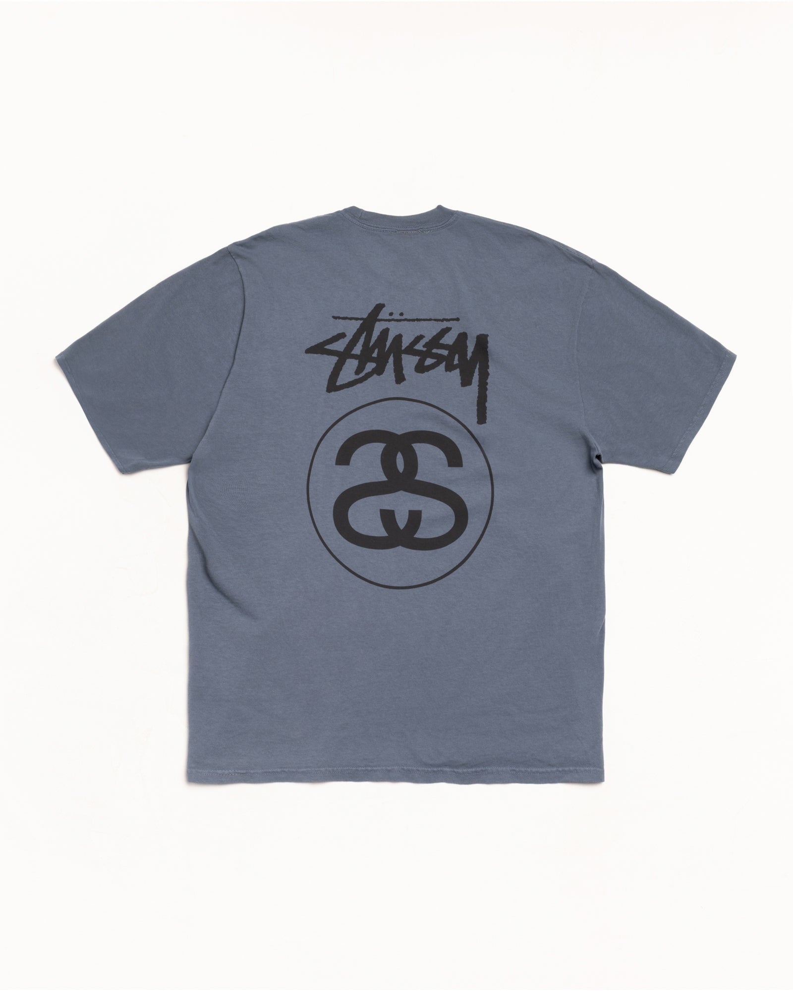 Stock Link Tee Pigment Dyed – Navy | Tees | Stüssy Japan