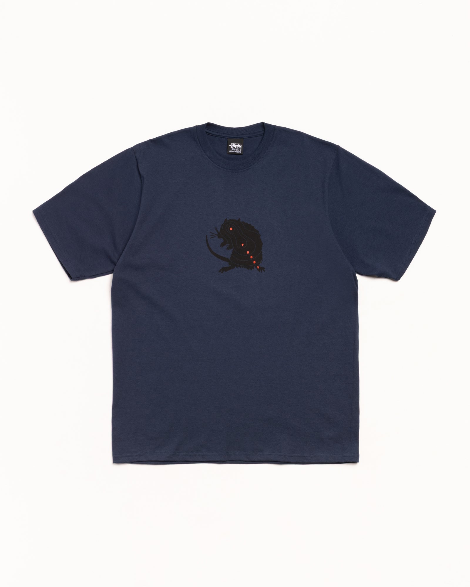 Long Range Tee Mens Short Sleeve In Navy