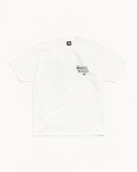 Respect The Pool Pig. Dyed Tee Mens Short Sleeve In Natural