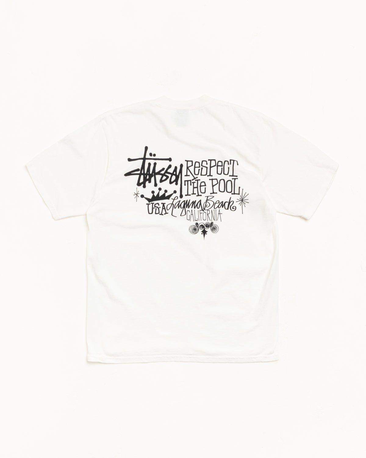 Respect The Pool Tee Pigment Dyed – Natural | Tees | Stüssy Japan