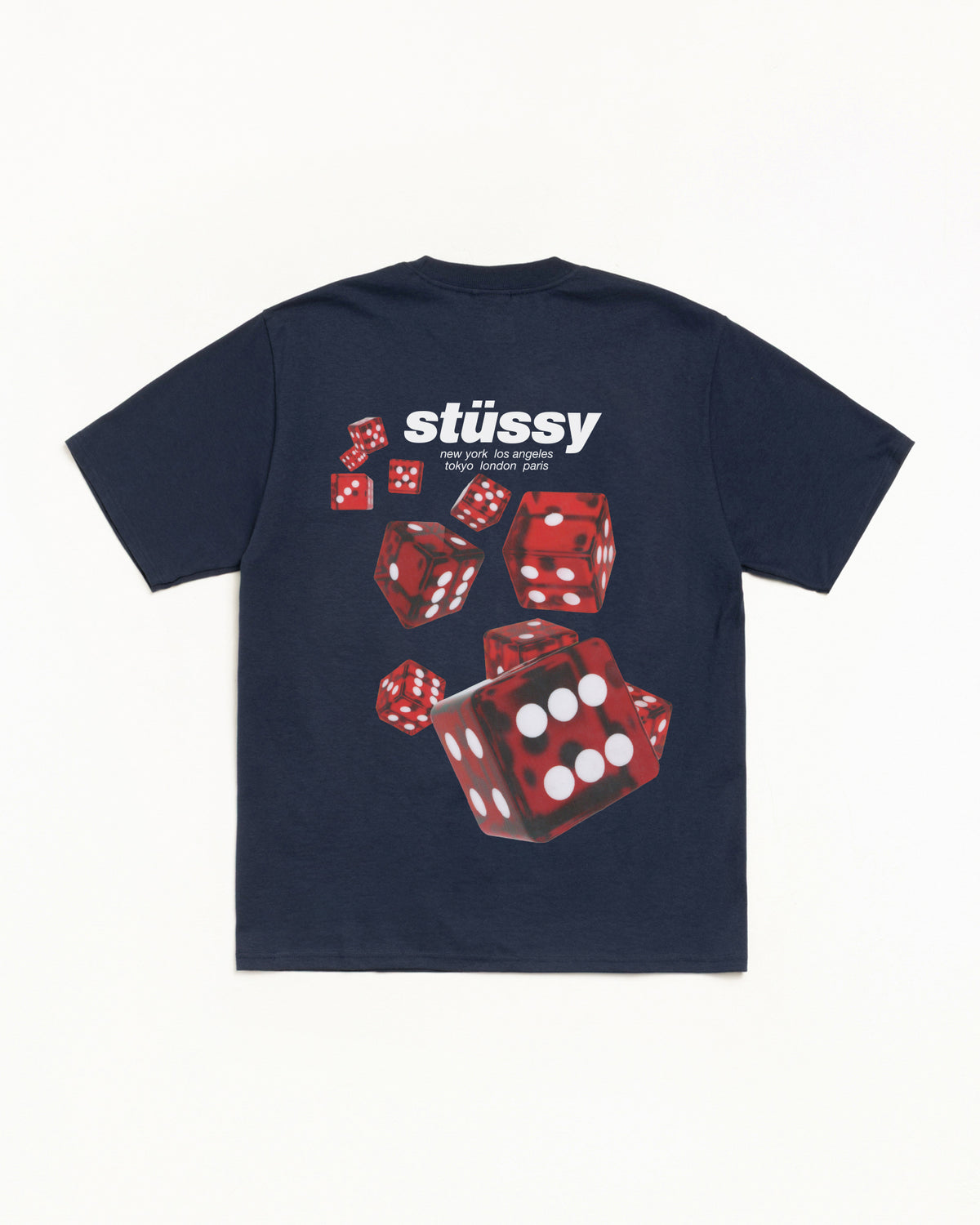 Rollers Tee – Navy | Tees | Stüssy Japan